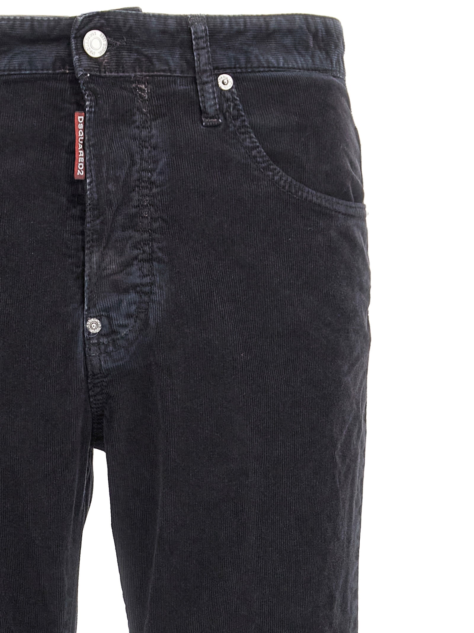 Dsquared² Blue Cotton Casual Pants