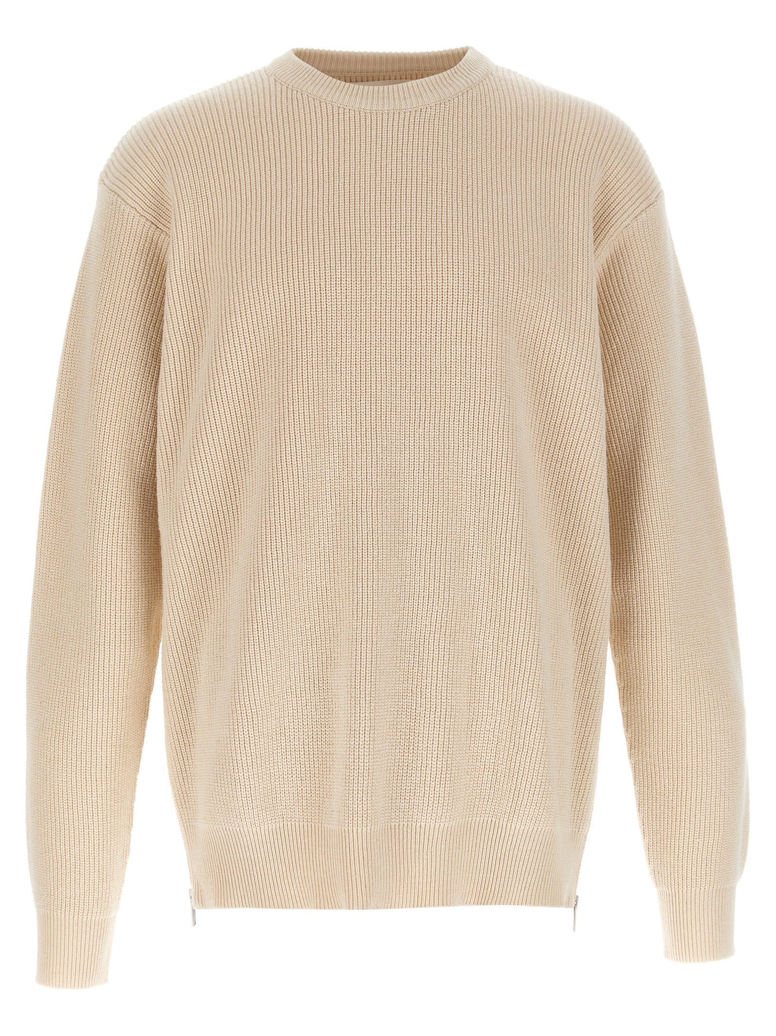 Jil Sander Beige Cotton Cardigan