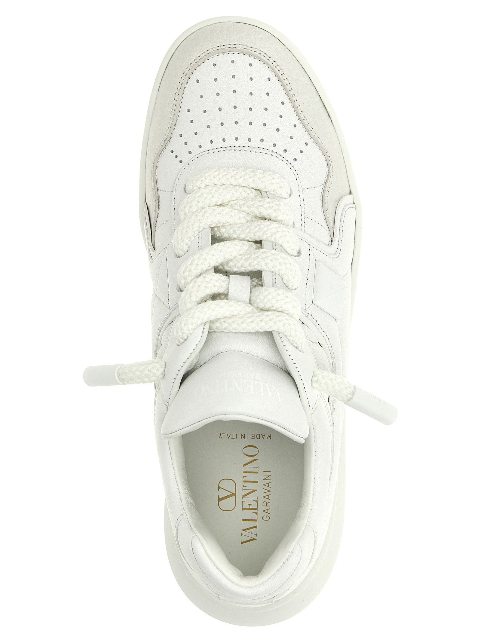 Valentino Garavani White Calfskin Chunky Sneakers