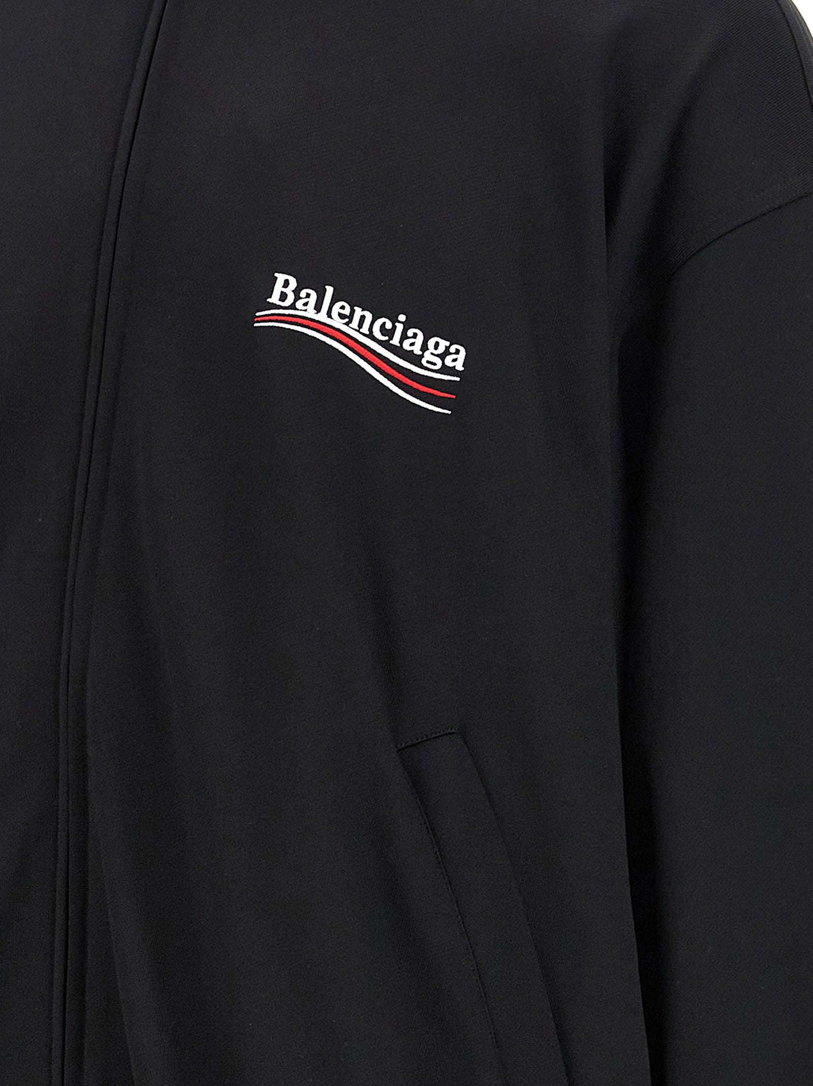 Balenciaga Black Polyamide Sweatshirt
