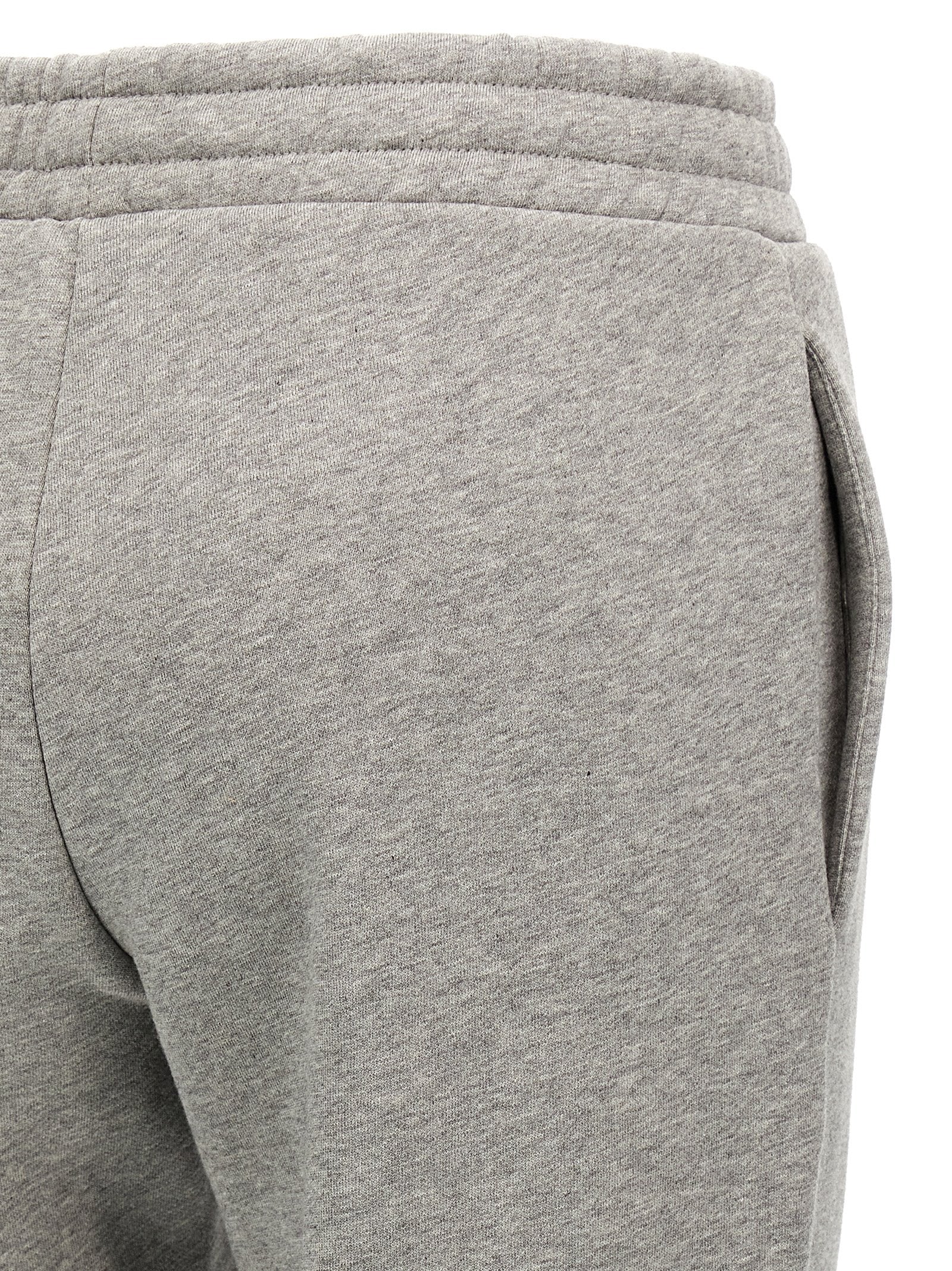 The Attico Gray Cotton Joggers (Workout Pants)