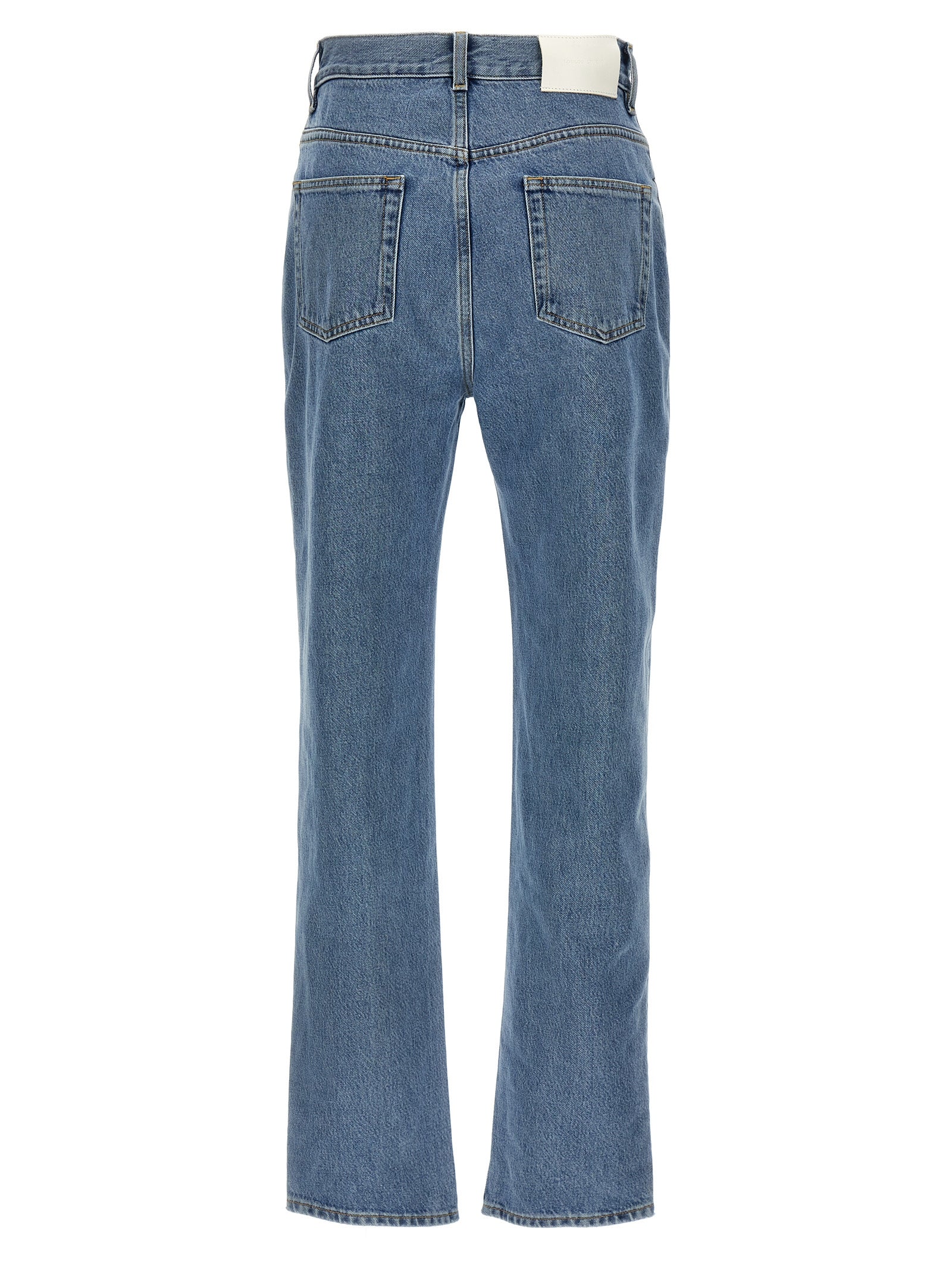 Loulou De Saison Blue Organic Cotton Straight-Leg Jeans