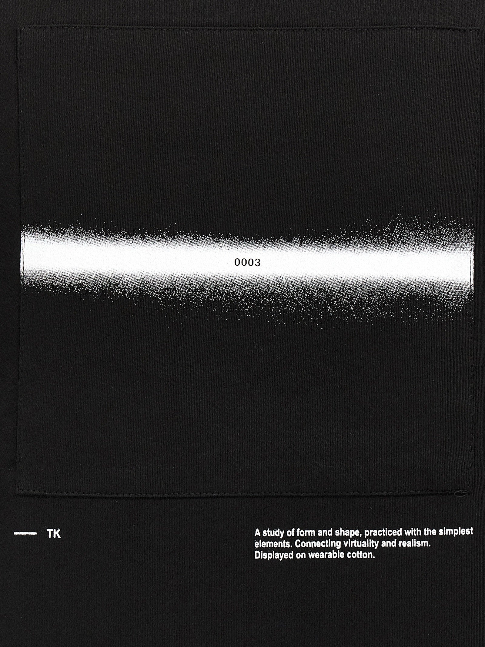Thom Krom Black Cotton T-Shirt
