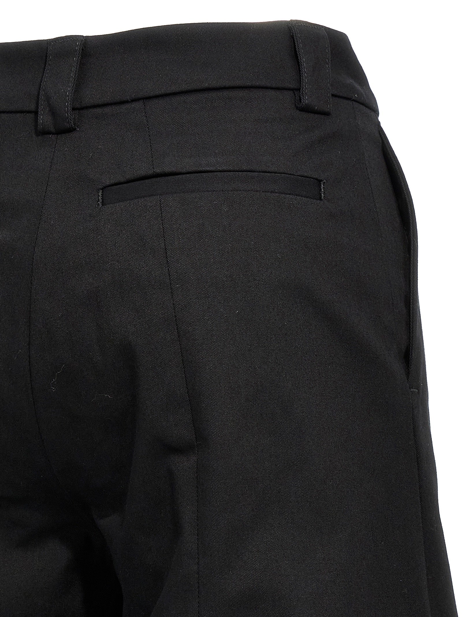 THELATEST Black Cotton Casual Pants