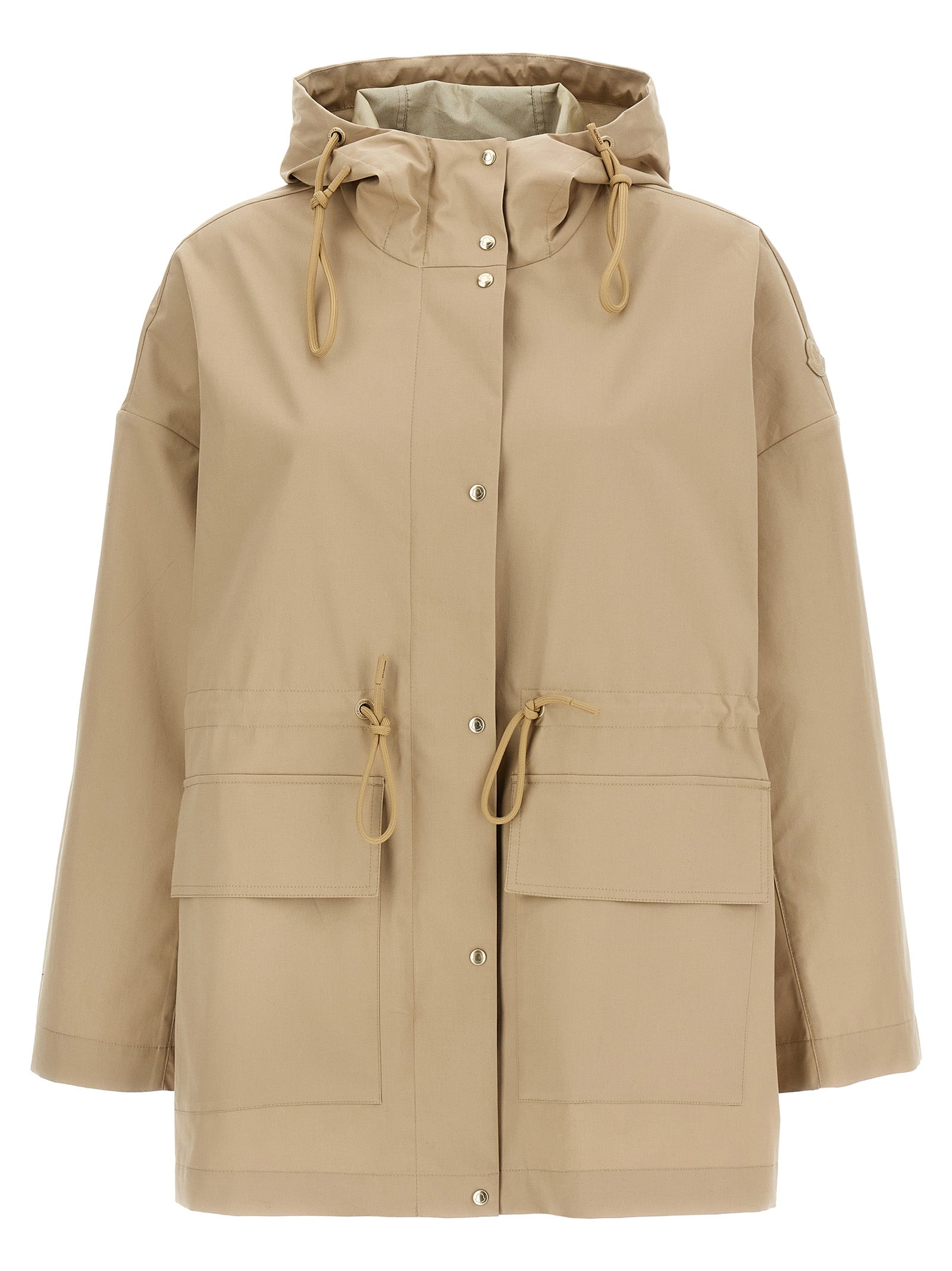 Moncler Beige Cotton Parka