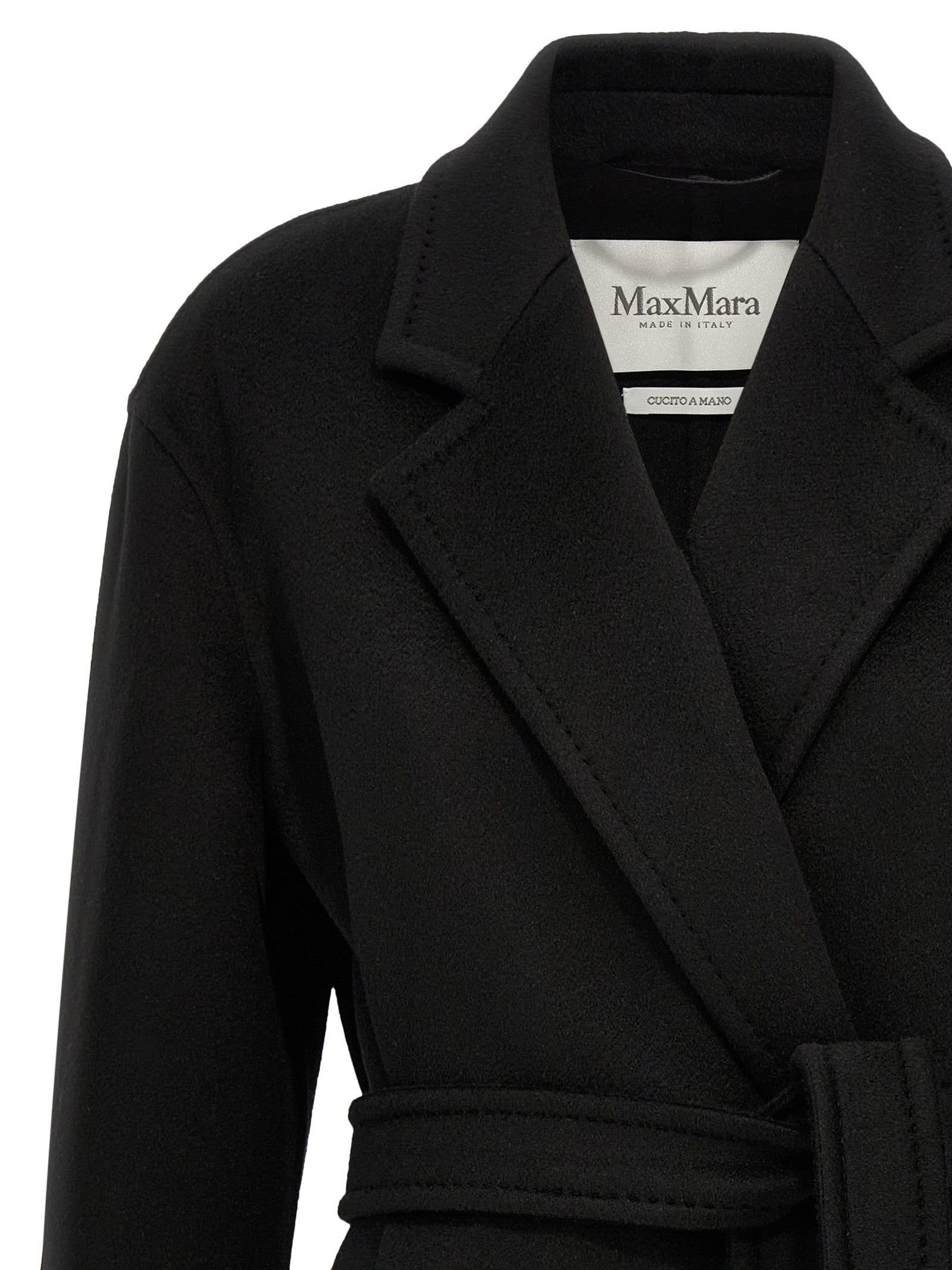 Max Mara Black Cashmere Coat