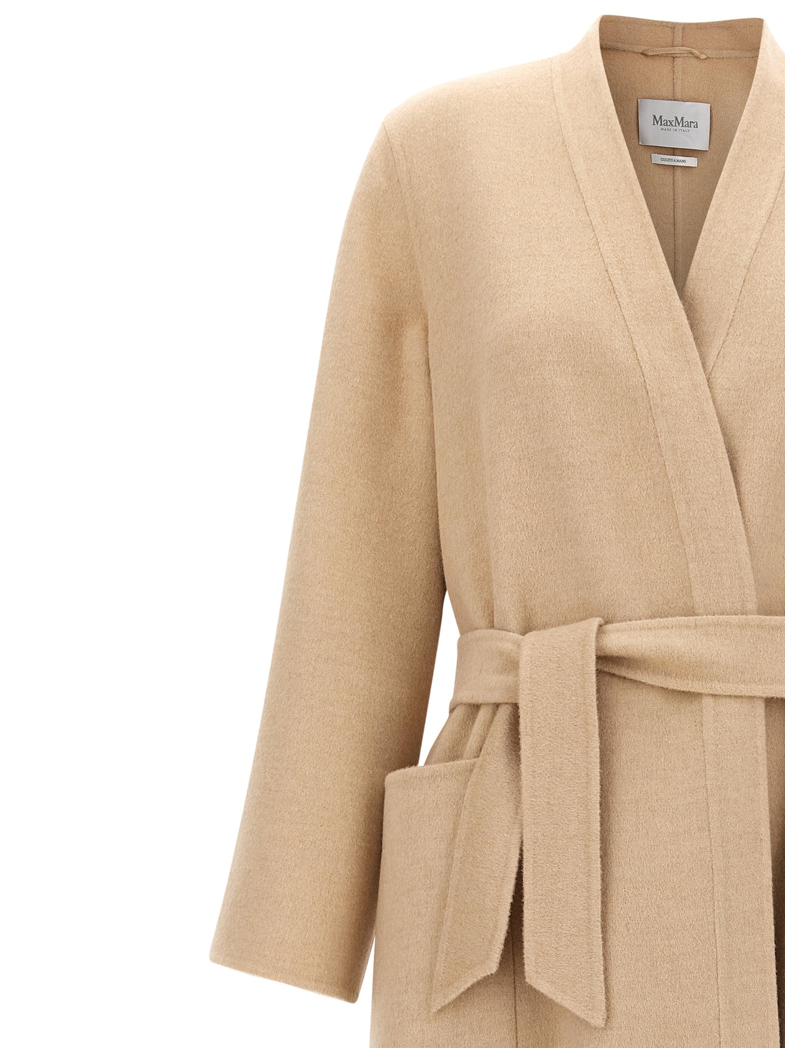 Max Mara Beige Wool Coat