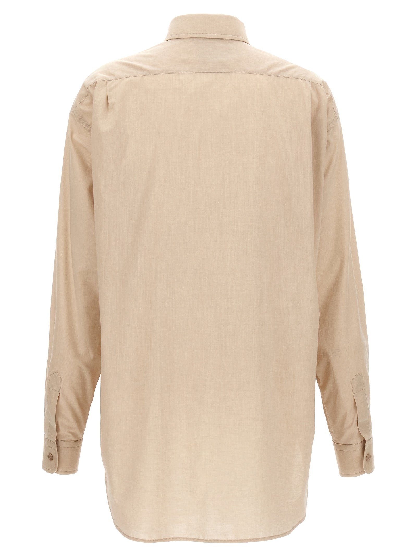 Moschino Beige Cotton Blouse