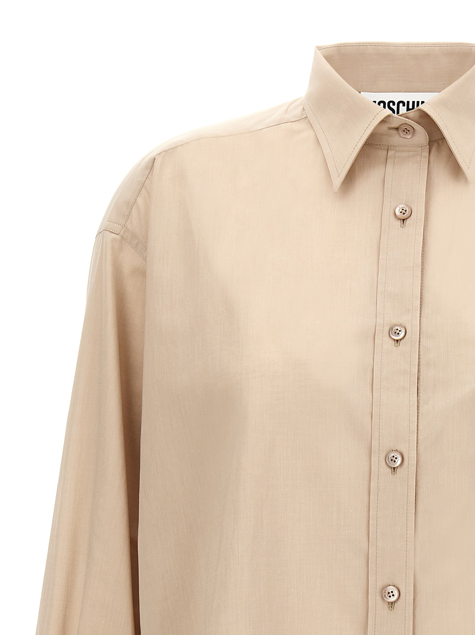 Moschino Beige Cotton Blouse