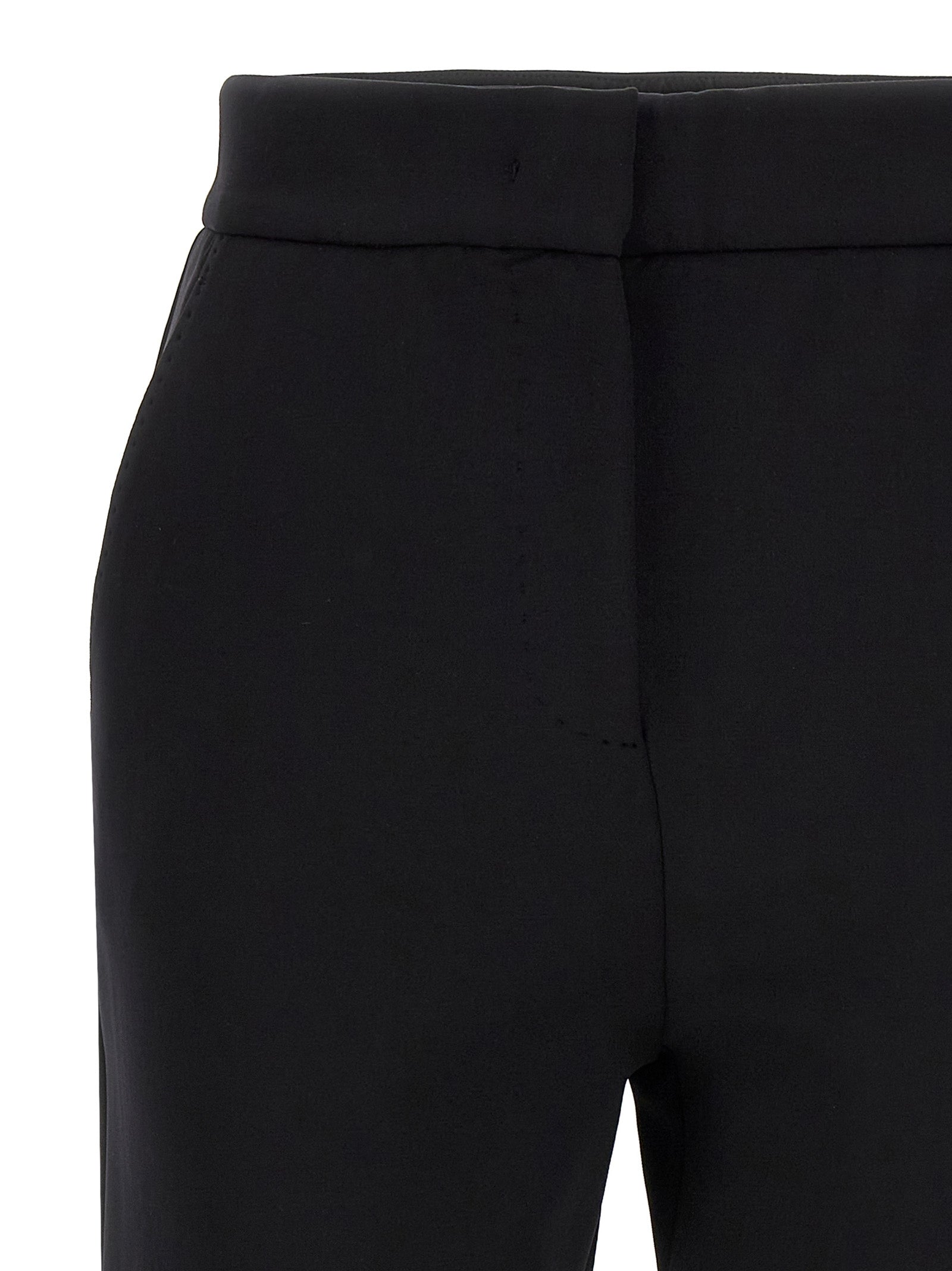 Max Mara Black Polyamide Casual Pants