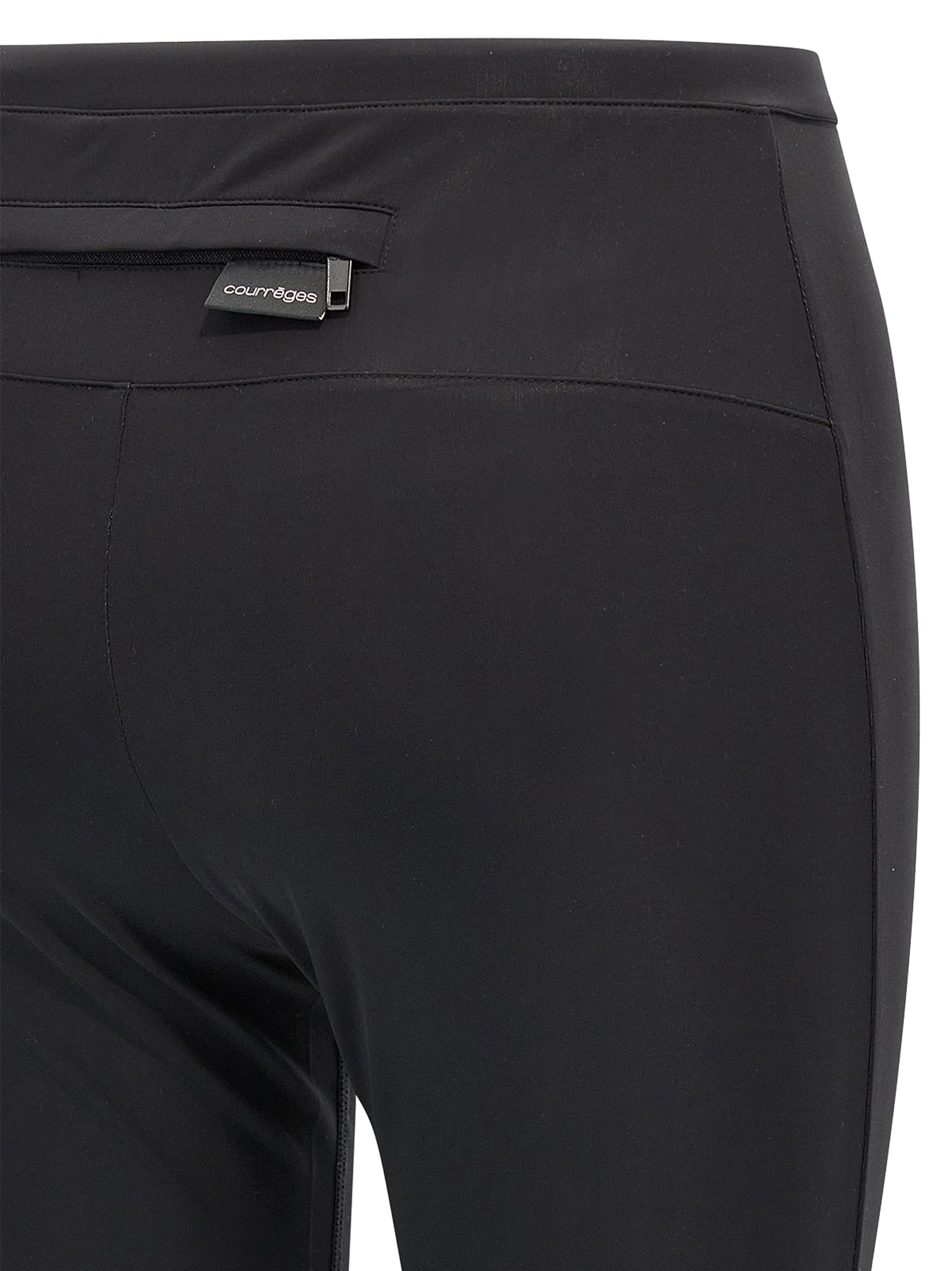 Courrèges Black Polyamide Leggings
