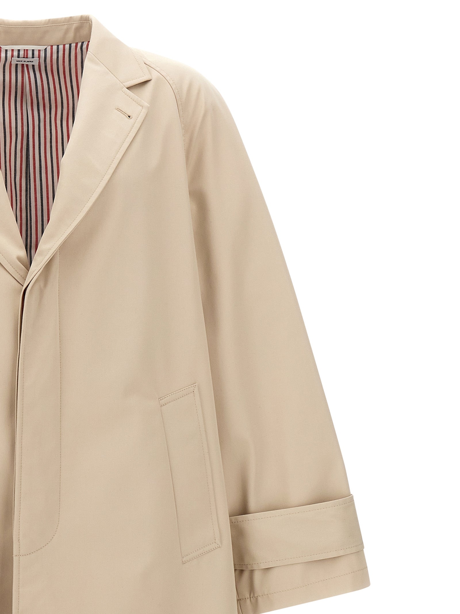 Thom Browne Beige Polyester Coat