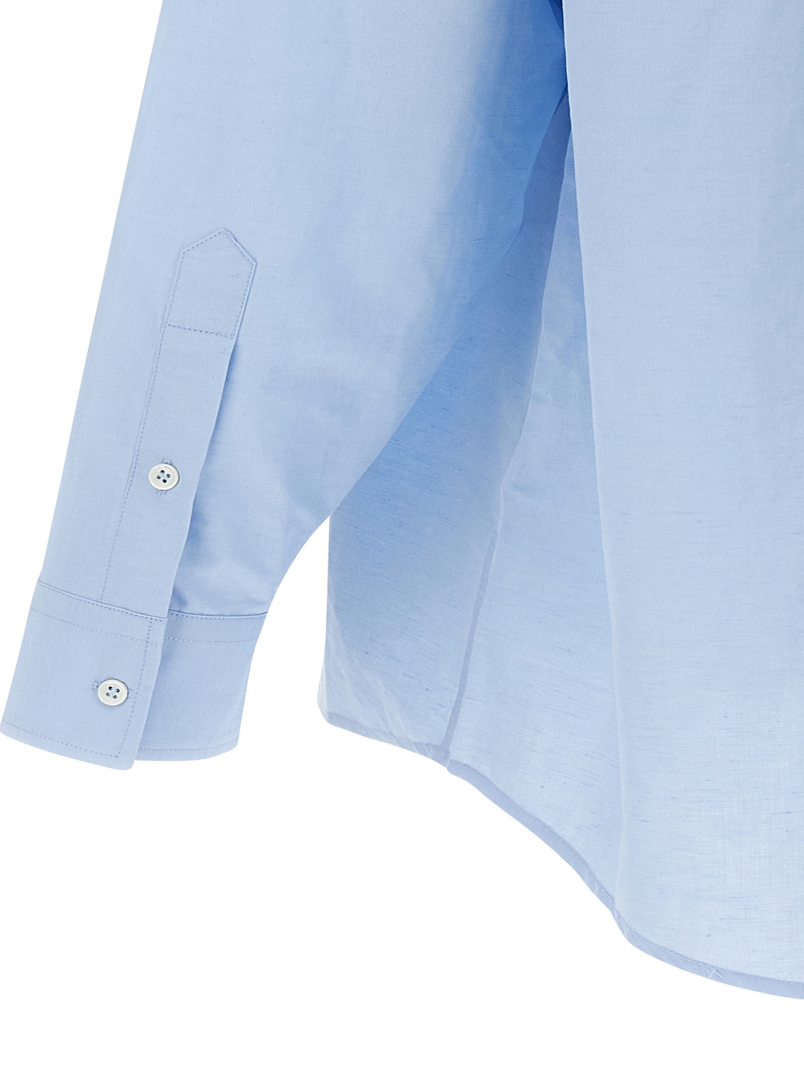 J.W.Anderson Blue Linen Blouse