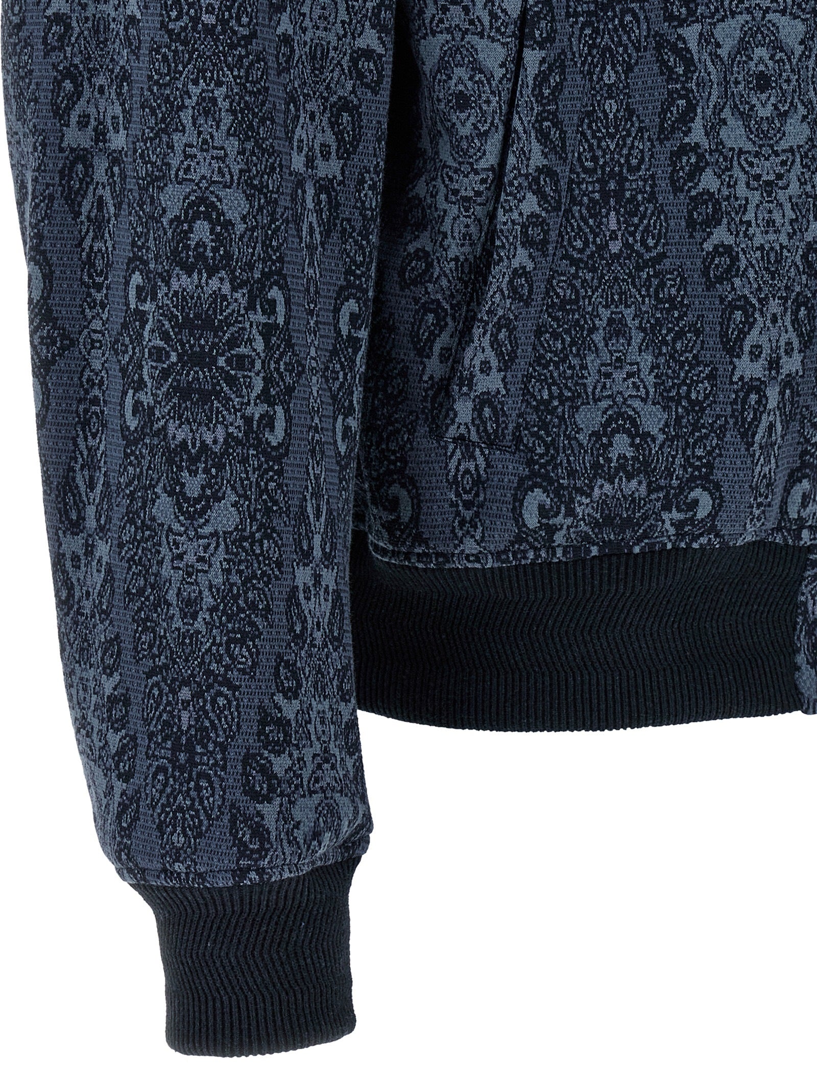 Etro Blue Cotton Bomber