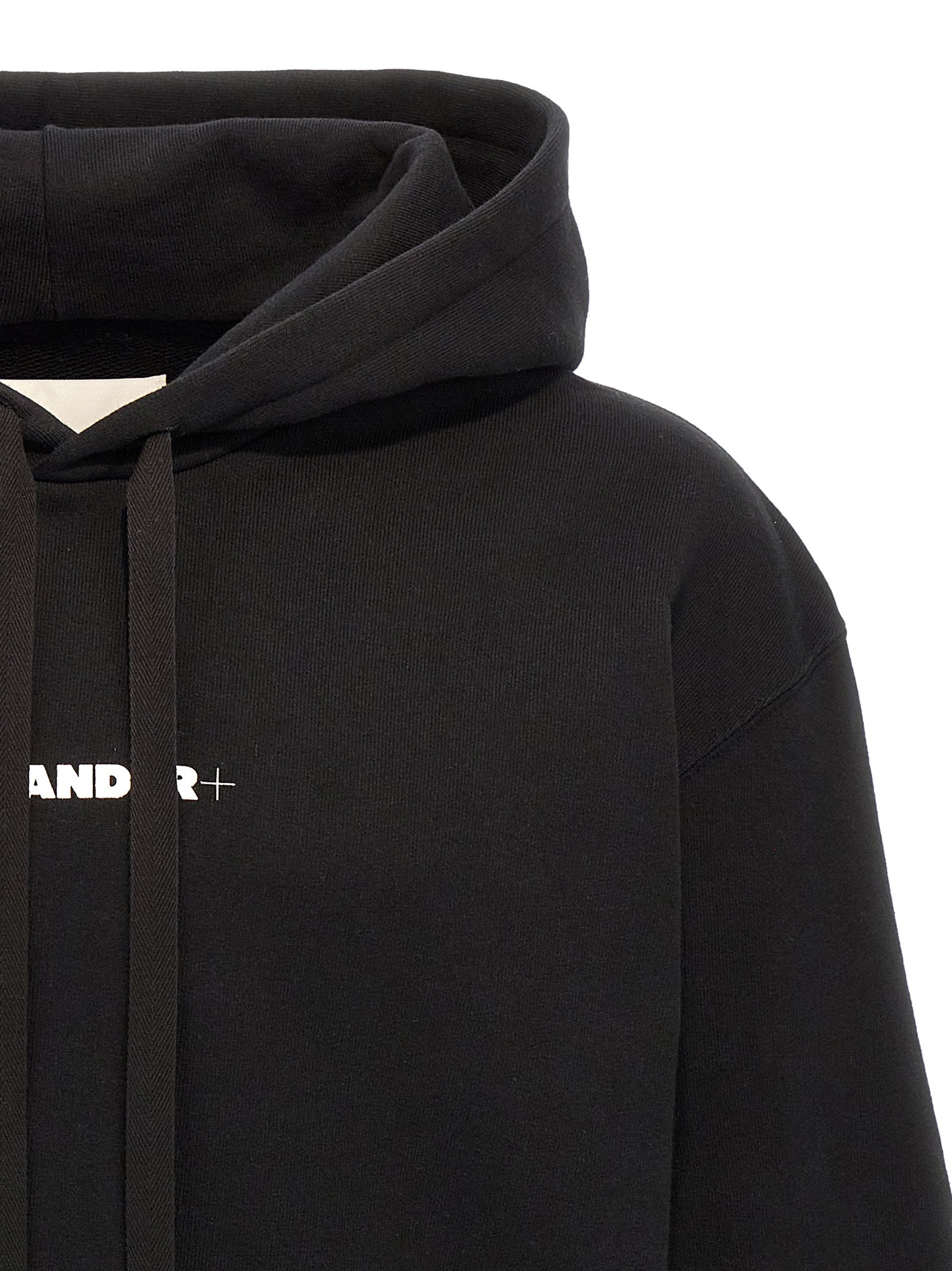 Jil Sander Black Cotton Sweatshirt