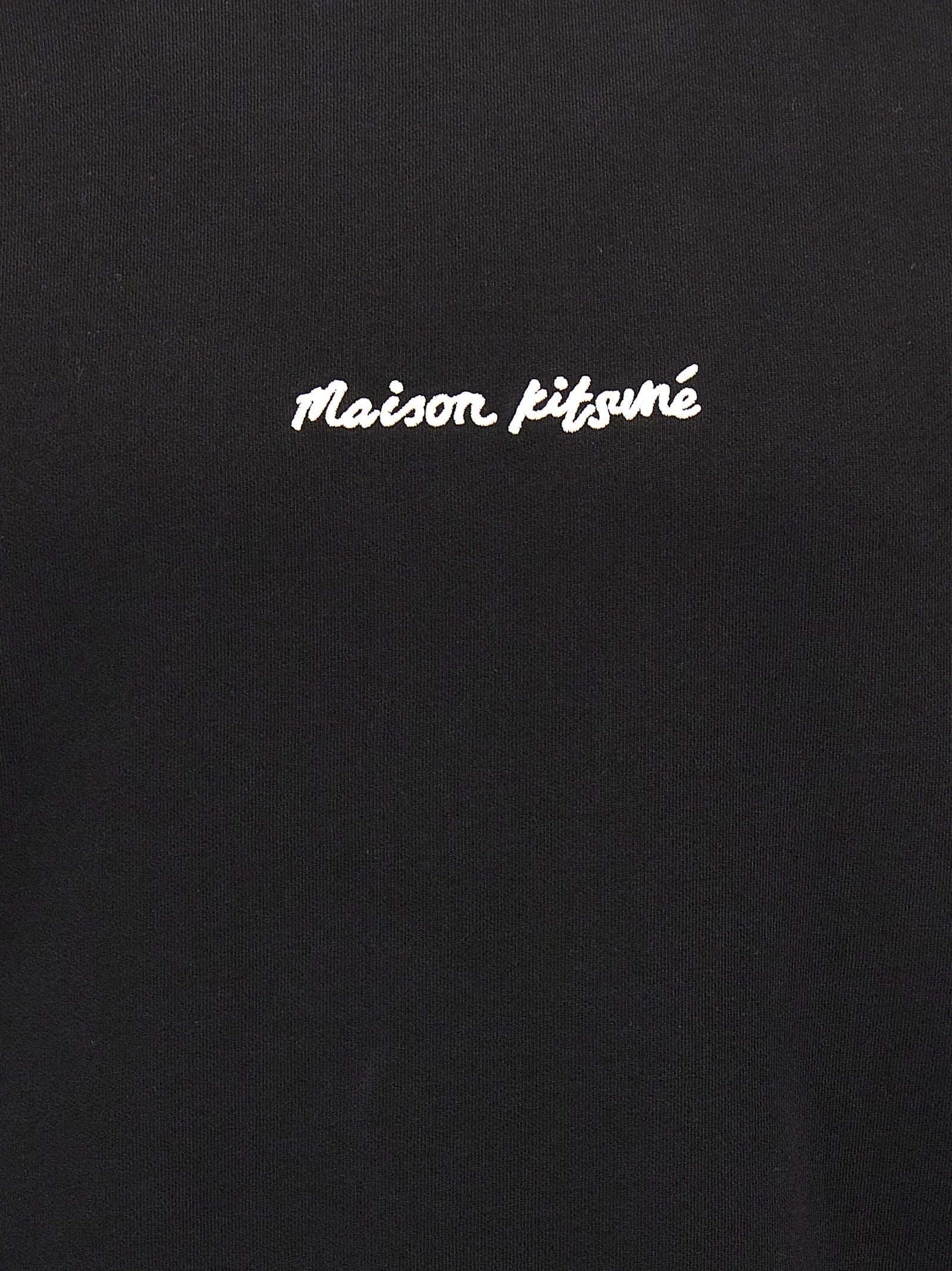 Maison Kitsuné Black Cotton Sweatshirt