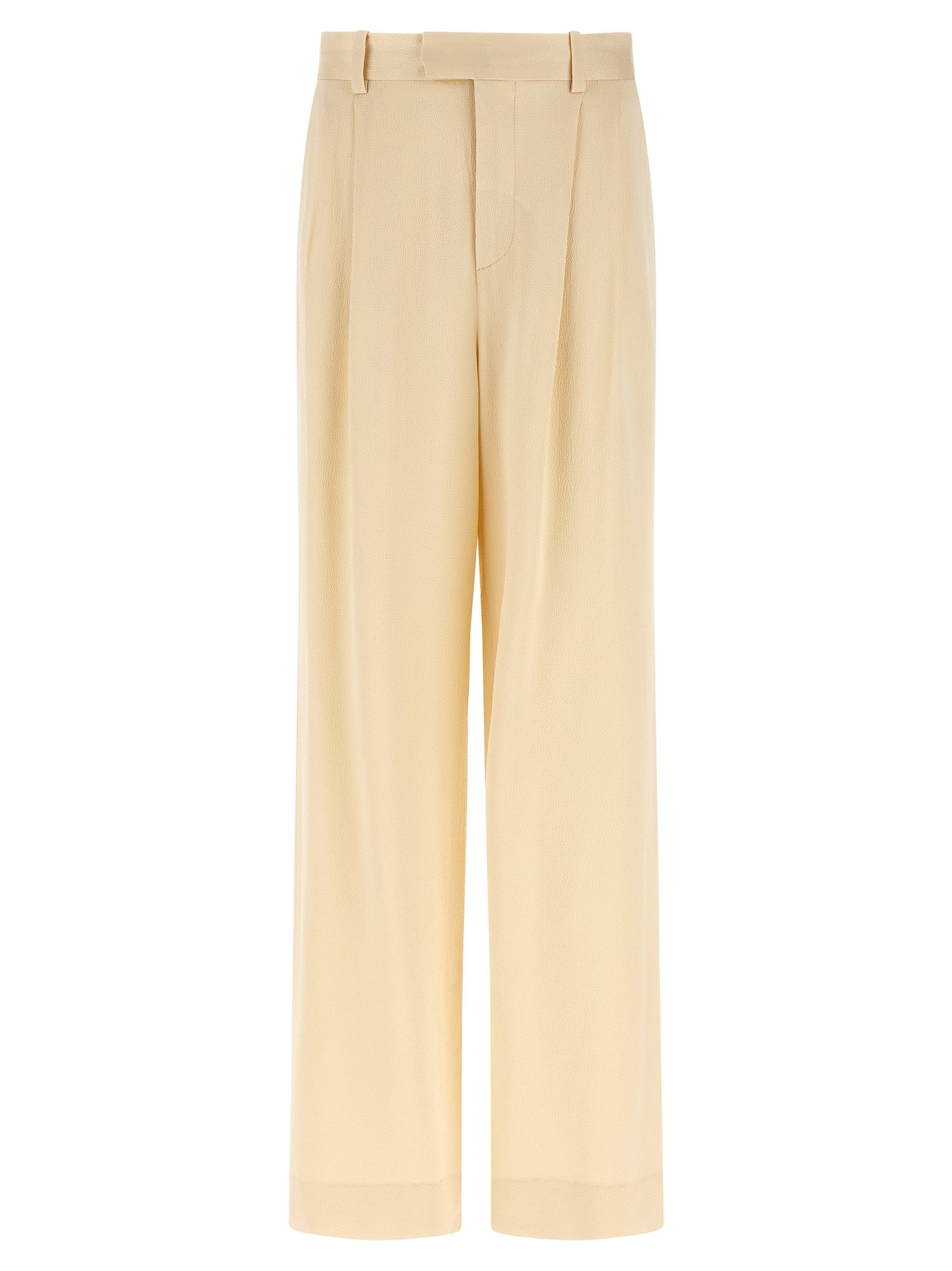 Armarium Beige Viscose Casual Pants