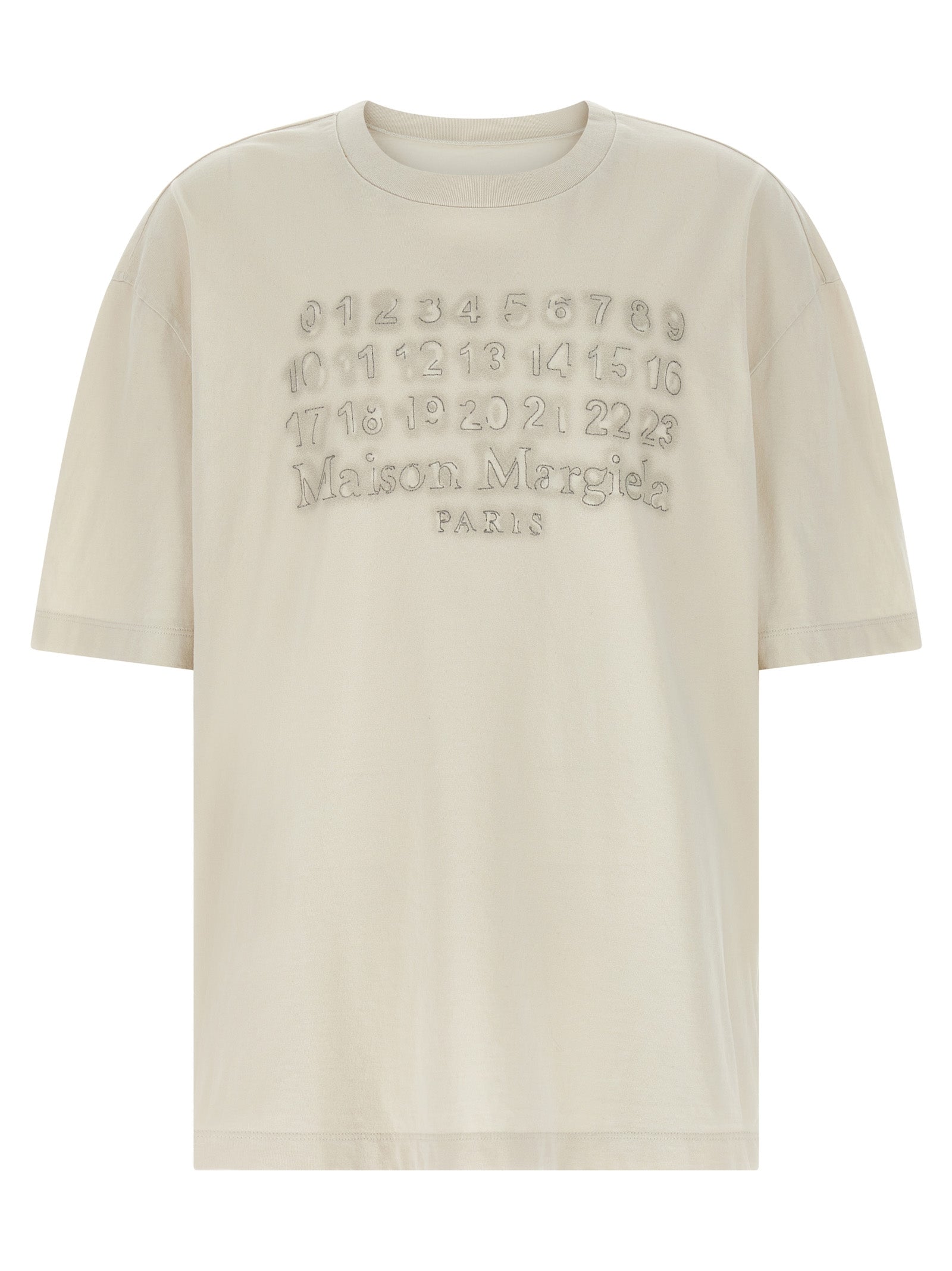 Maison Margiela Beige Cotton T-Shirt
