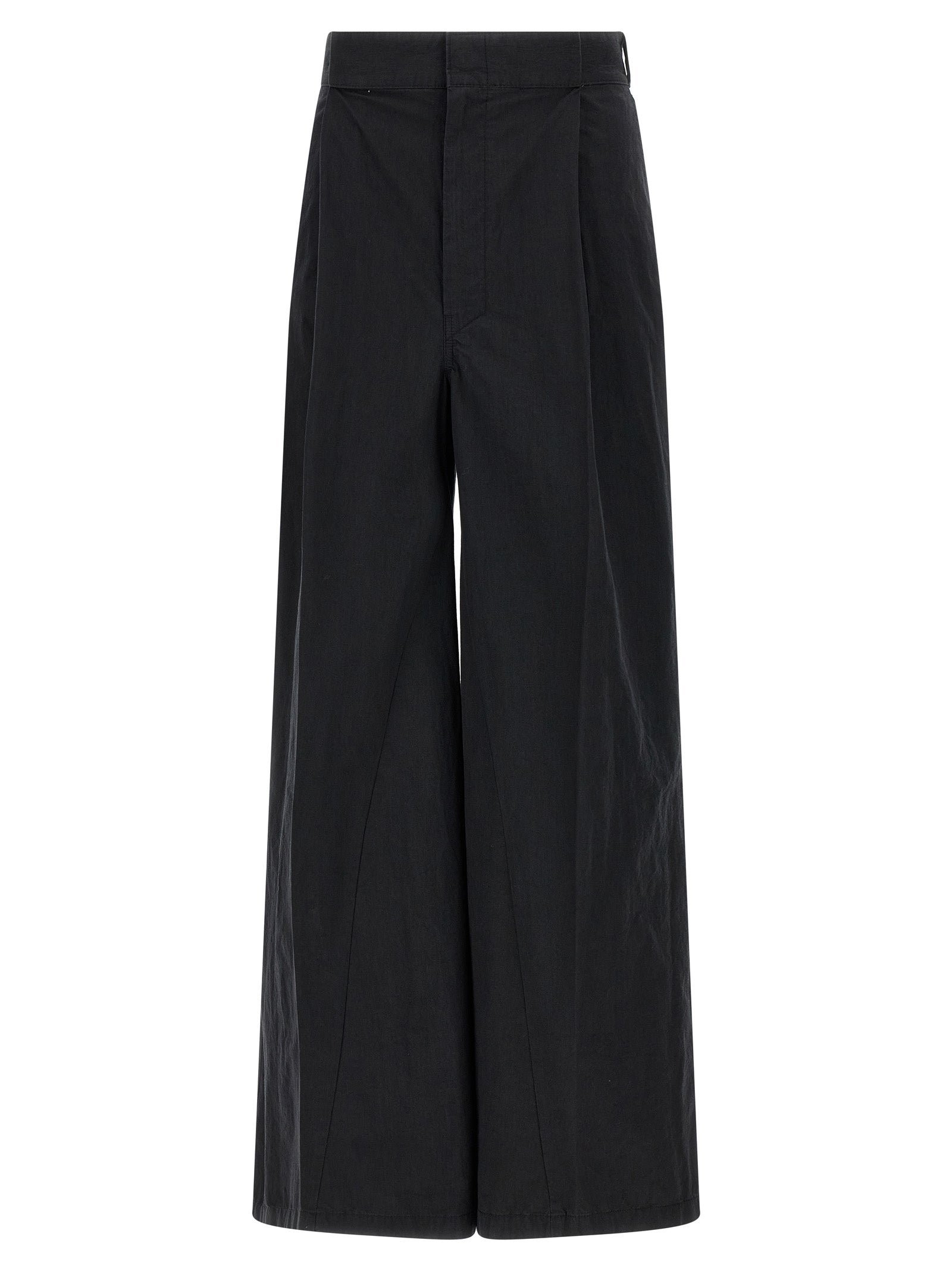 Maison Margiela Black Cotton Casual Pants