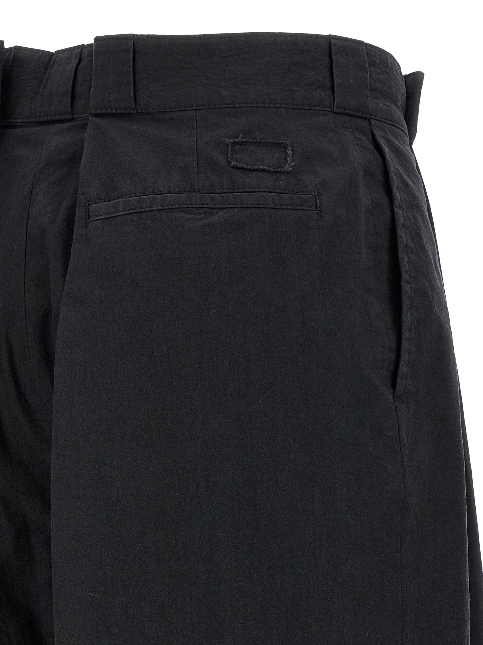Maison Margiela Black Cotton Casual Pants