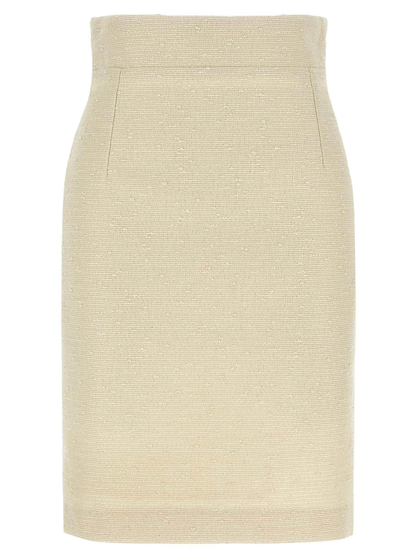 Tagliatore Beige Cotton Midi Skirt