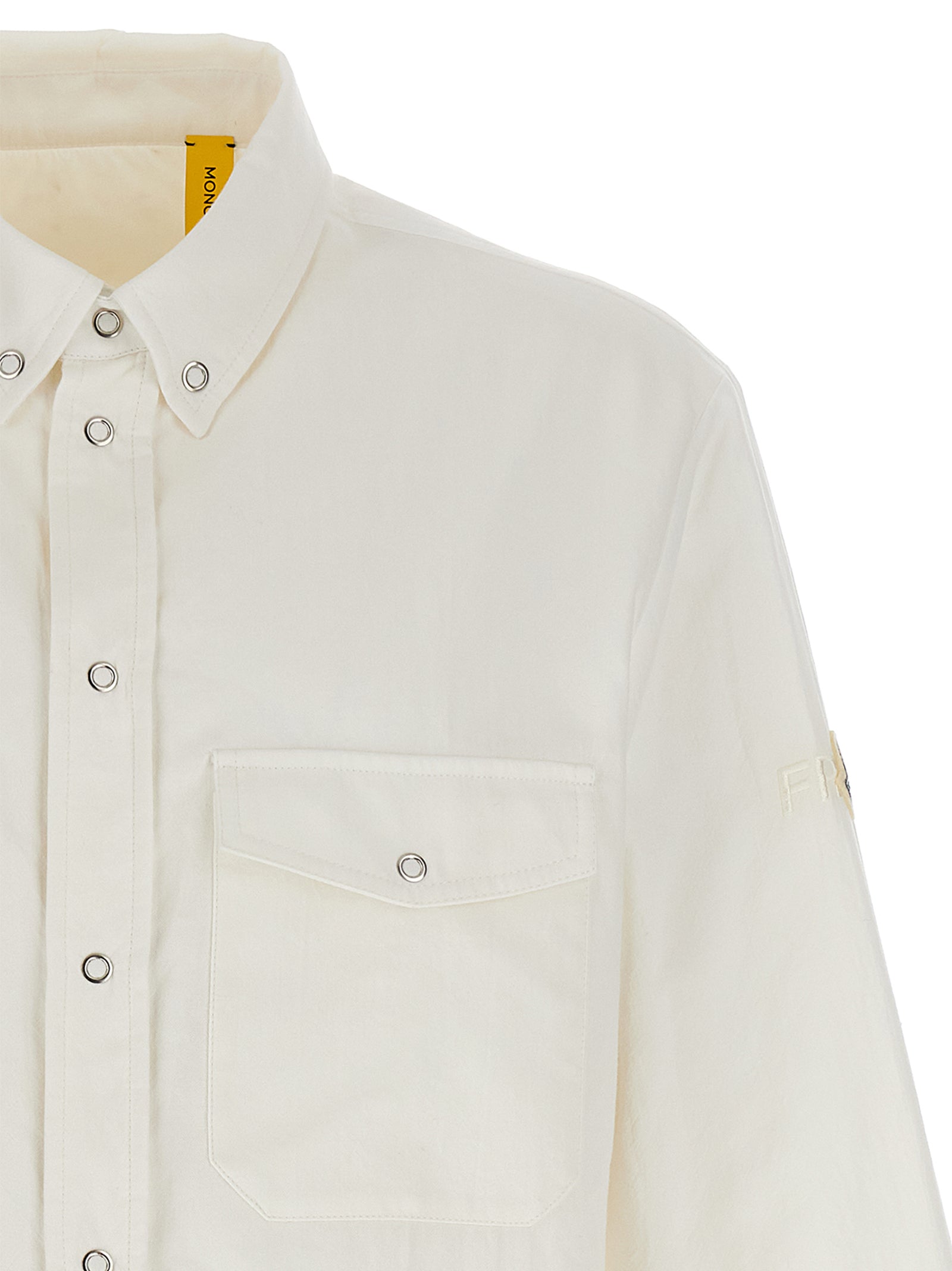 MONCLER GENIUS White Polyamide Blouse
