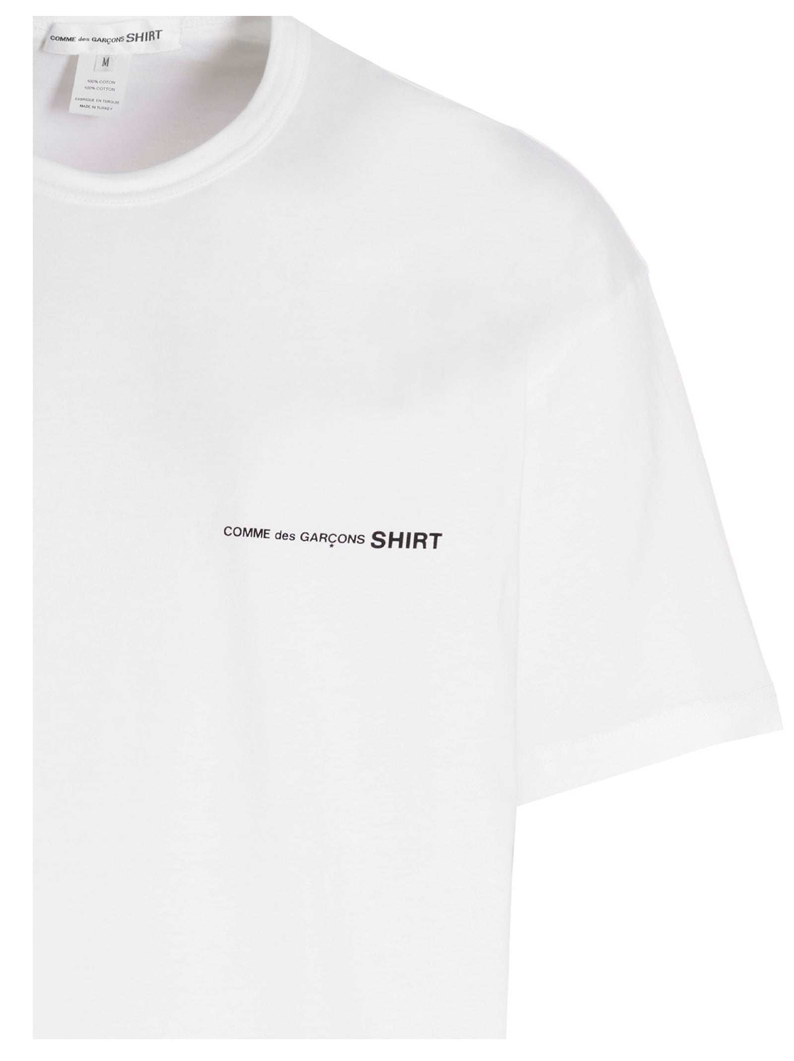 Comme Des Garçons White Cotton T-Shirt