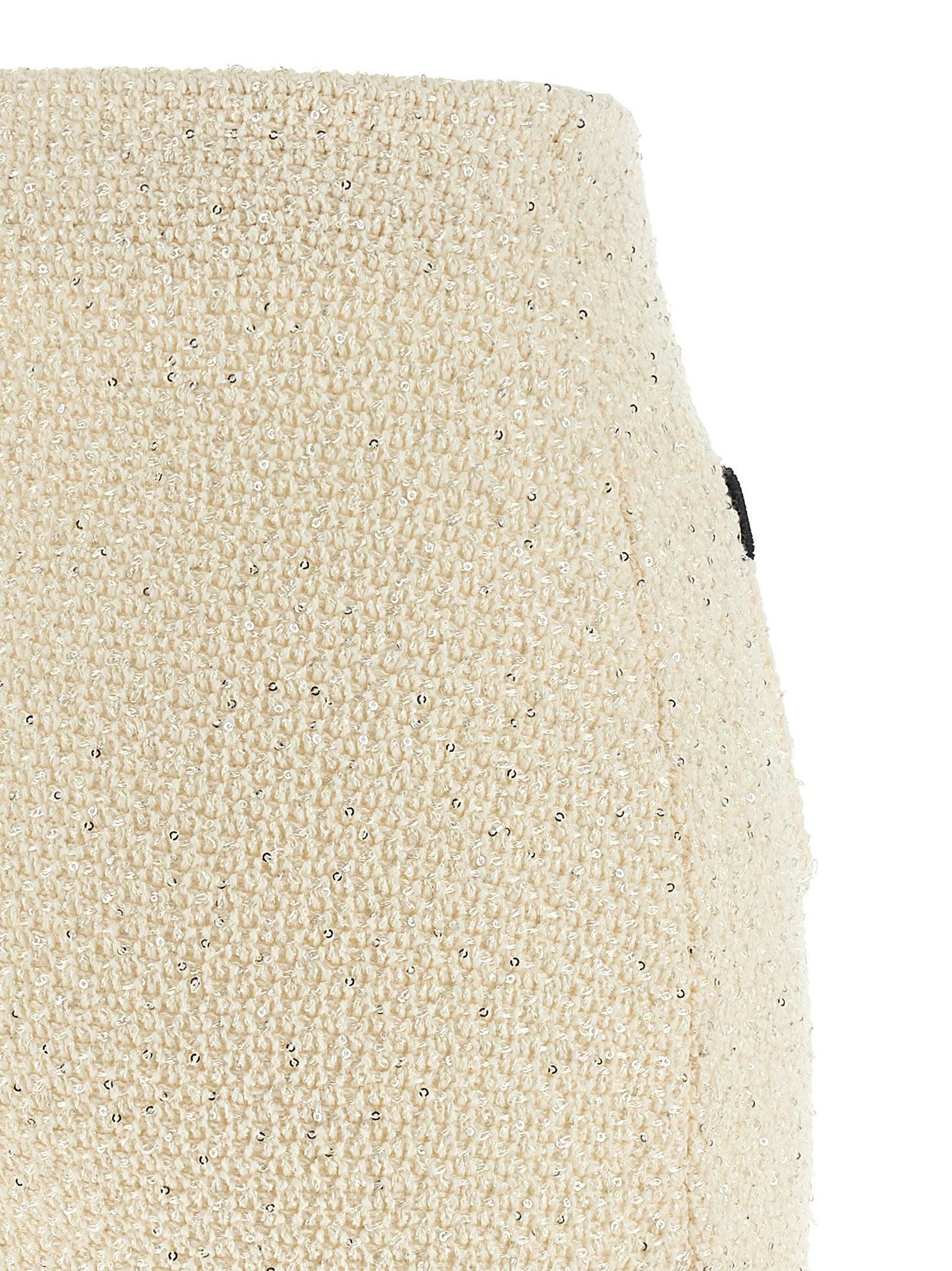 Self-Portrait Bicolor Cotton Long Skirt