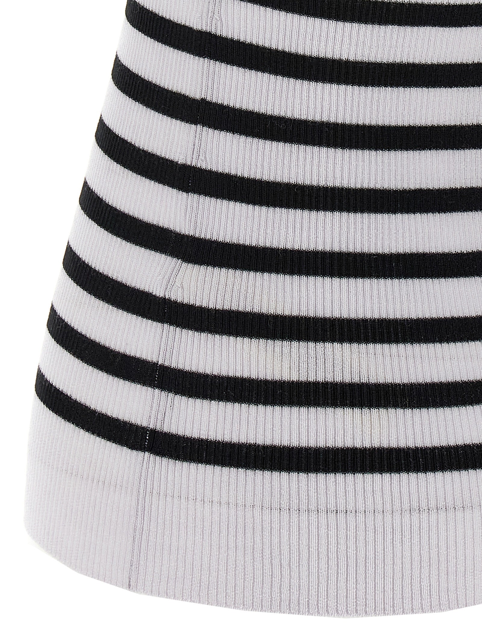Khaite Bicolor Wool Sleeveles T-Shirt