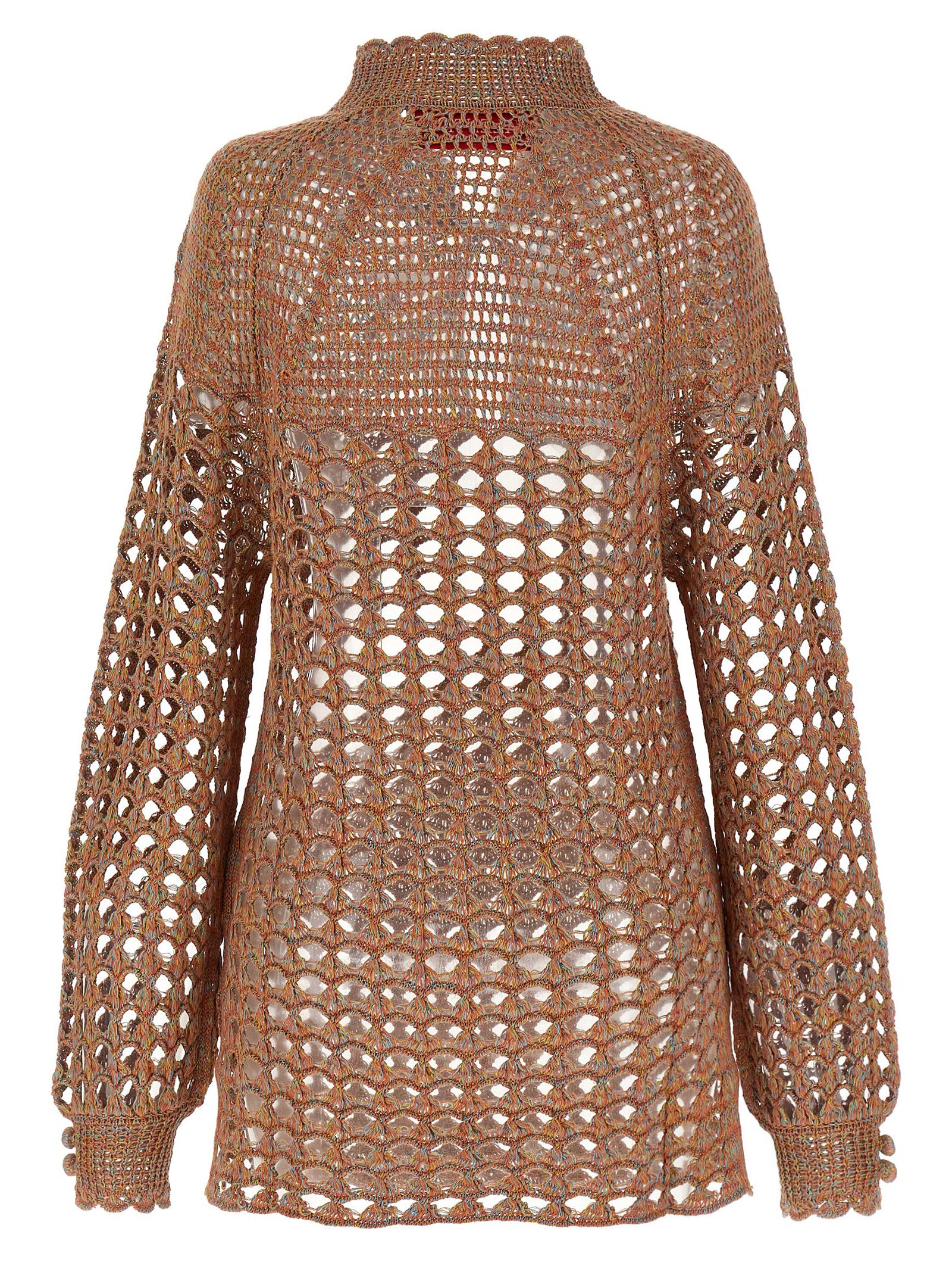 Valentino Garavani Multicolor Linen Cardigan