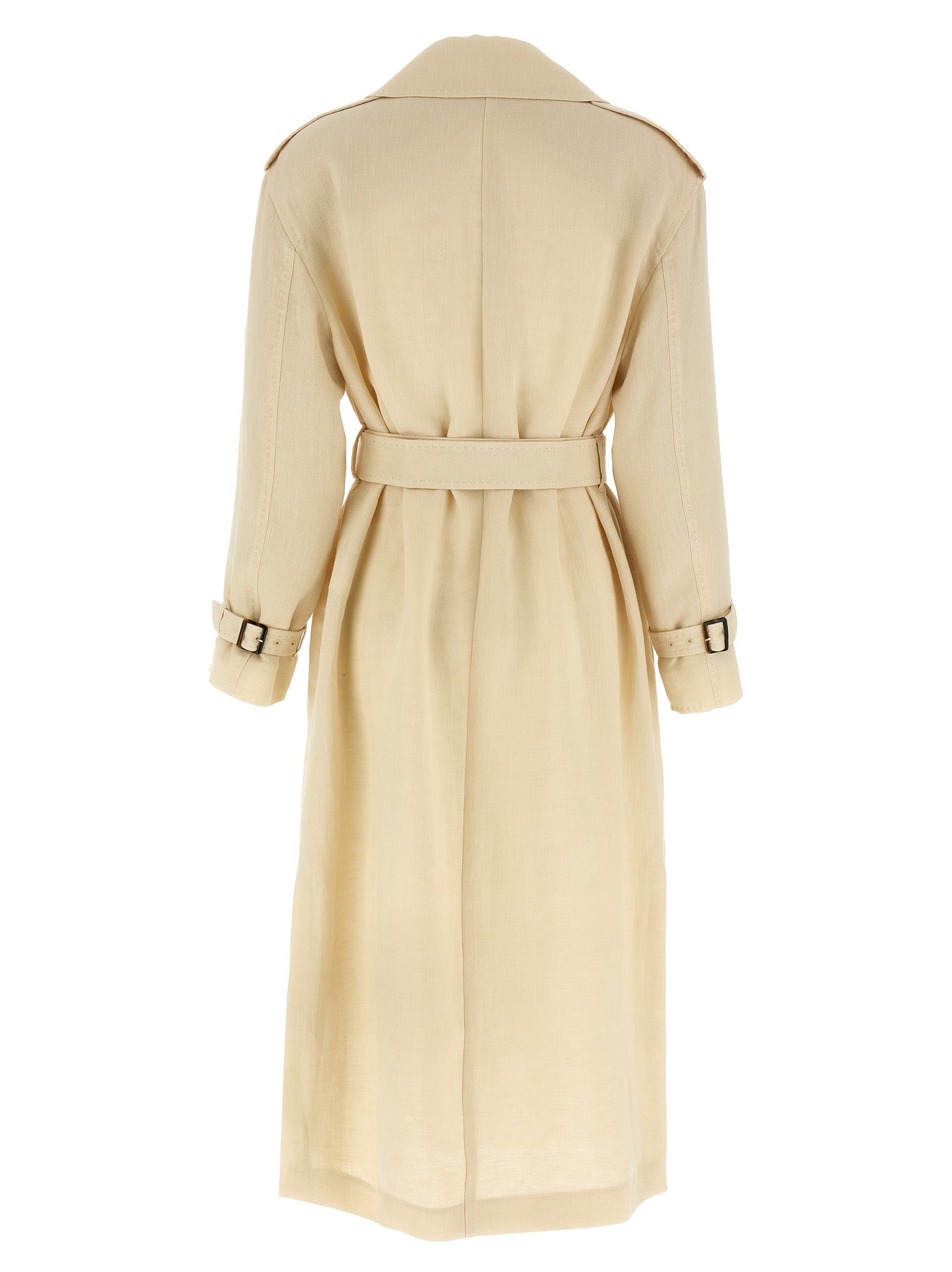 Max Mara Beige Flax Coat
