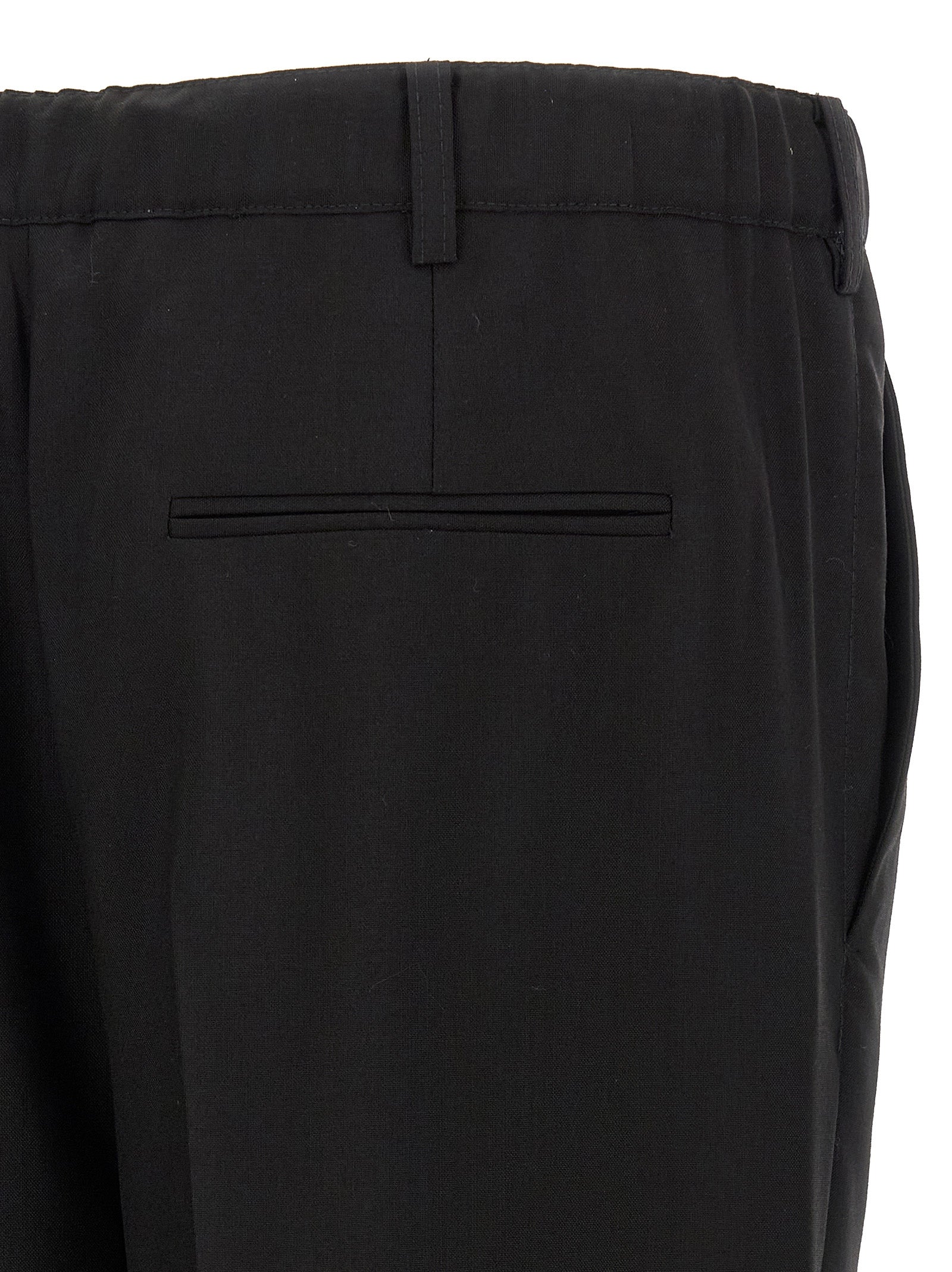 Marni Black Virgin Wool Casual Pants