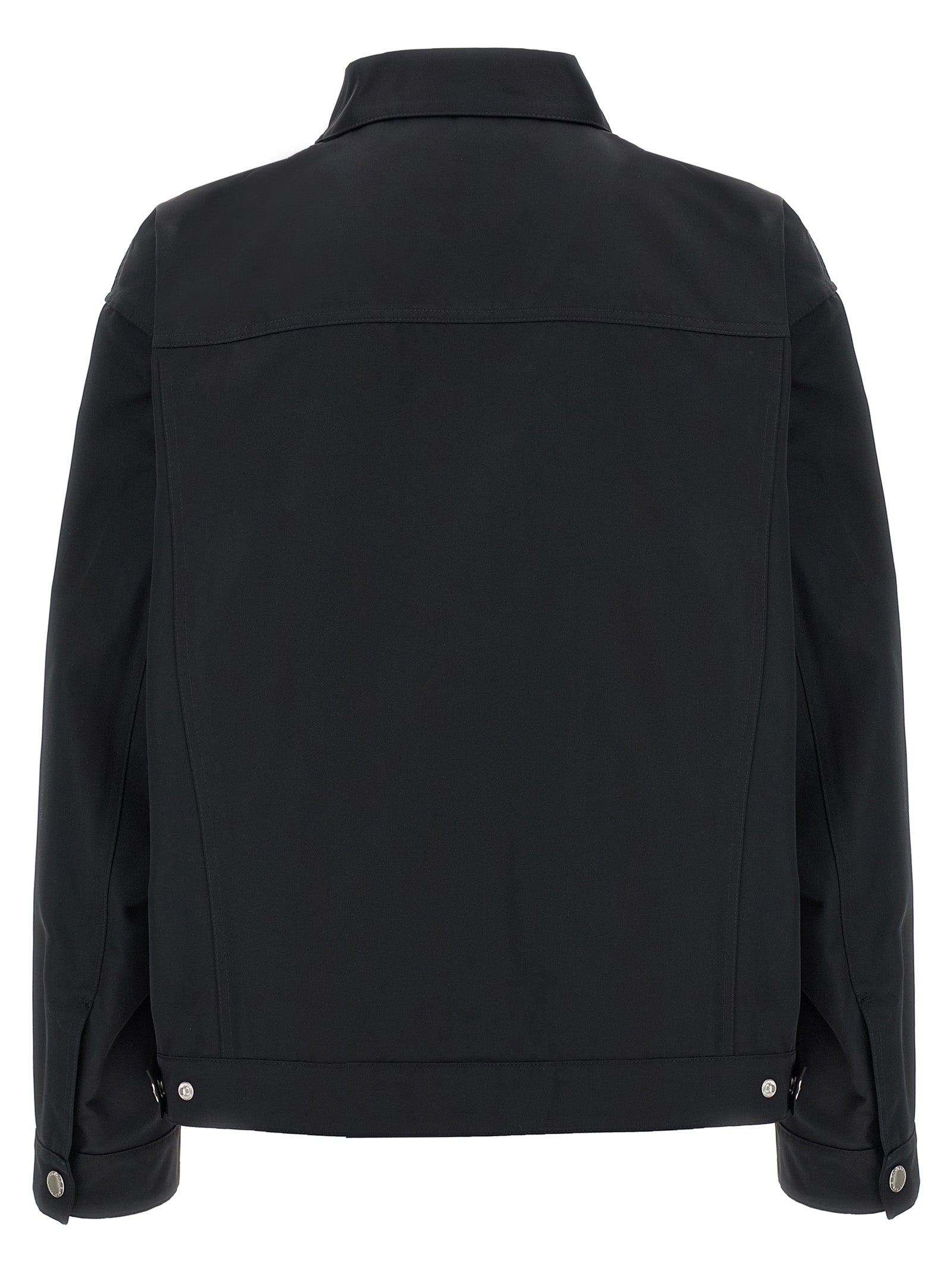 Dsquared² Black Polyester Full-Length Jacket