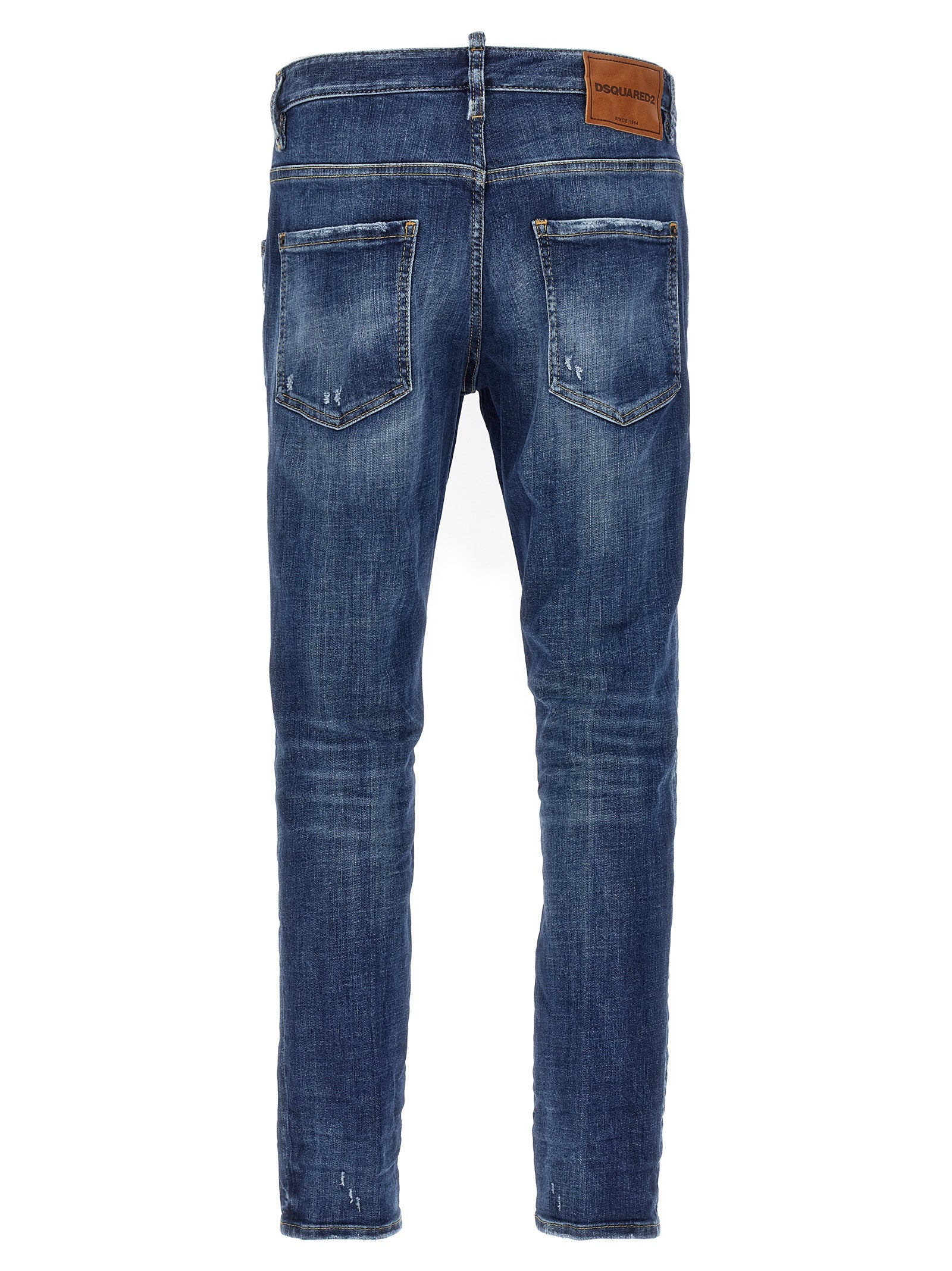 Dsquared² Blue Cotton Skinny Jeans