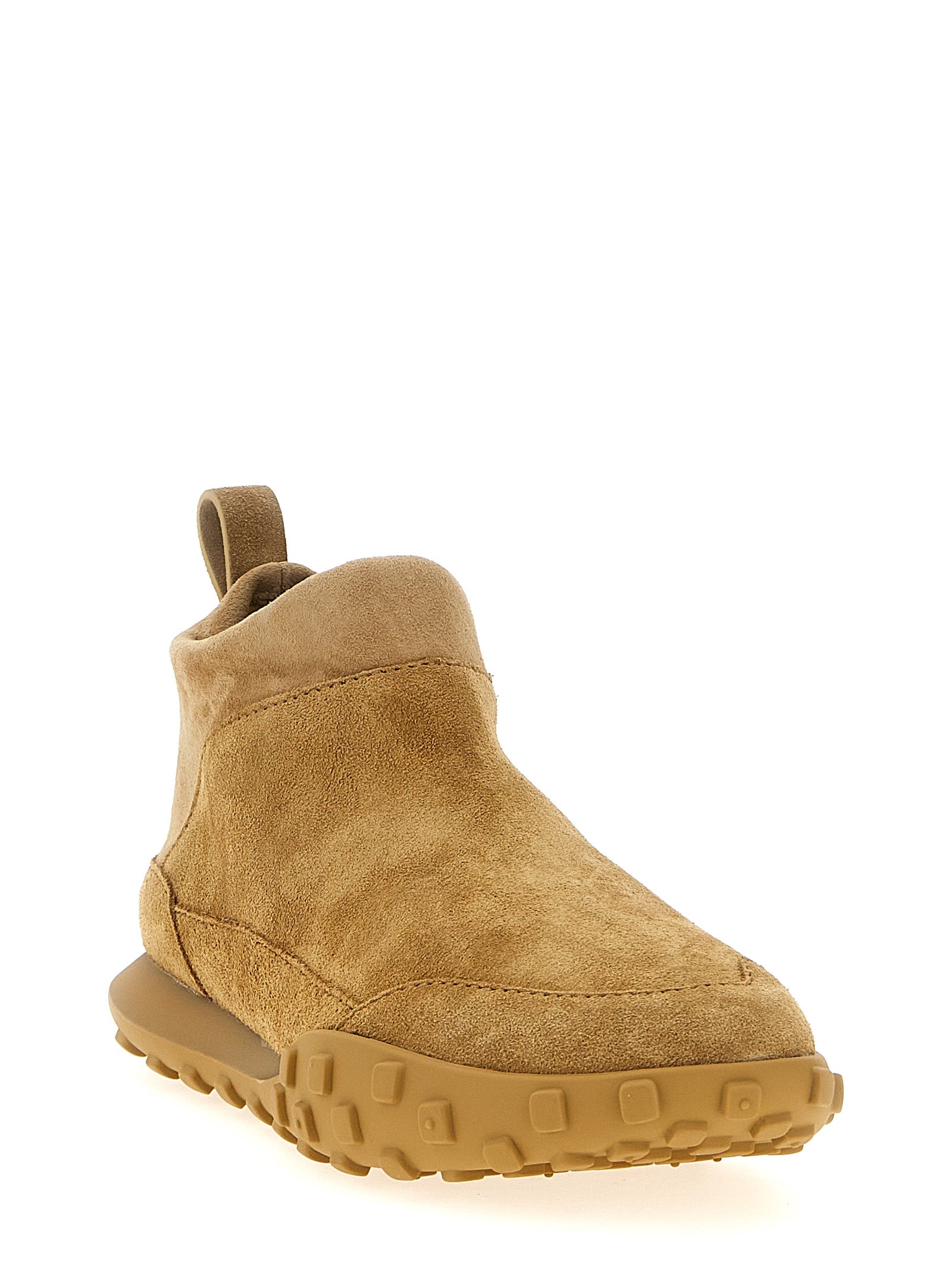 Jil Sander Beige Calfskin Sneakers