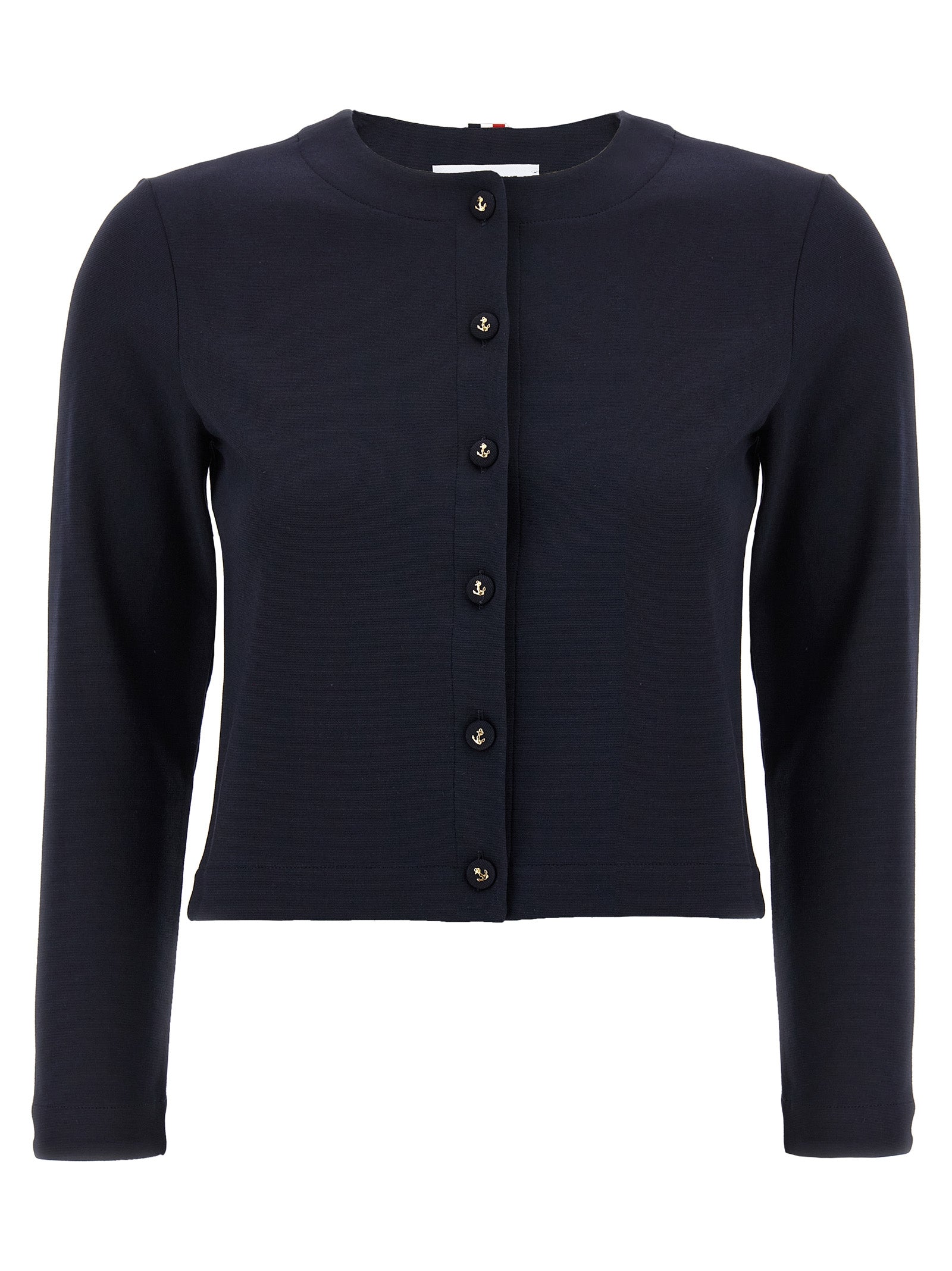 Thom Browne Blue Viscose Cardigan