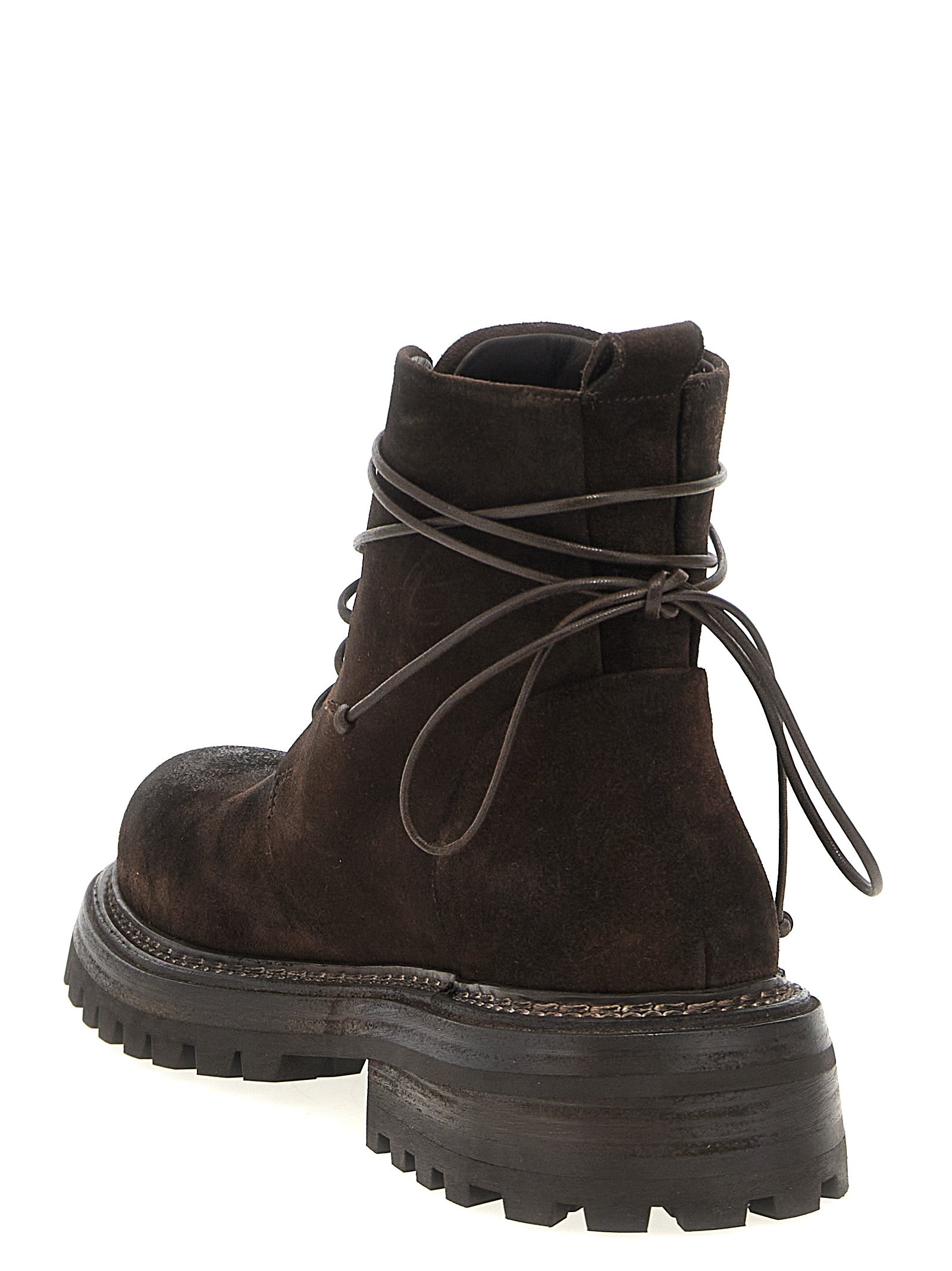 Marsell Brown Cotton Chelsea Boots