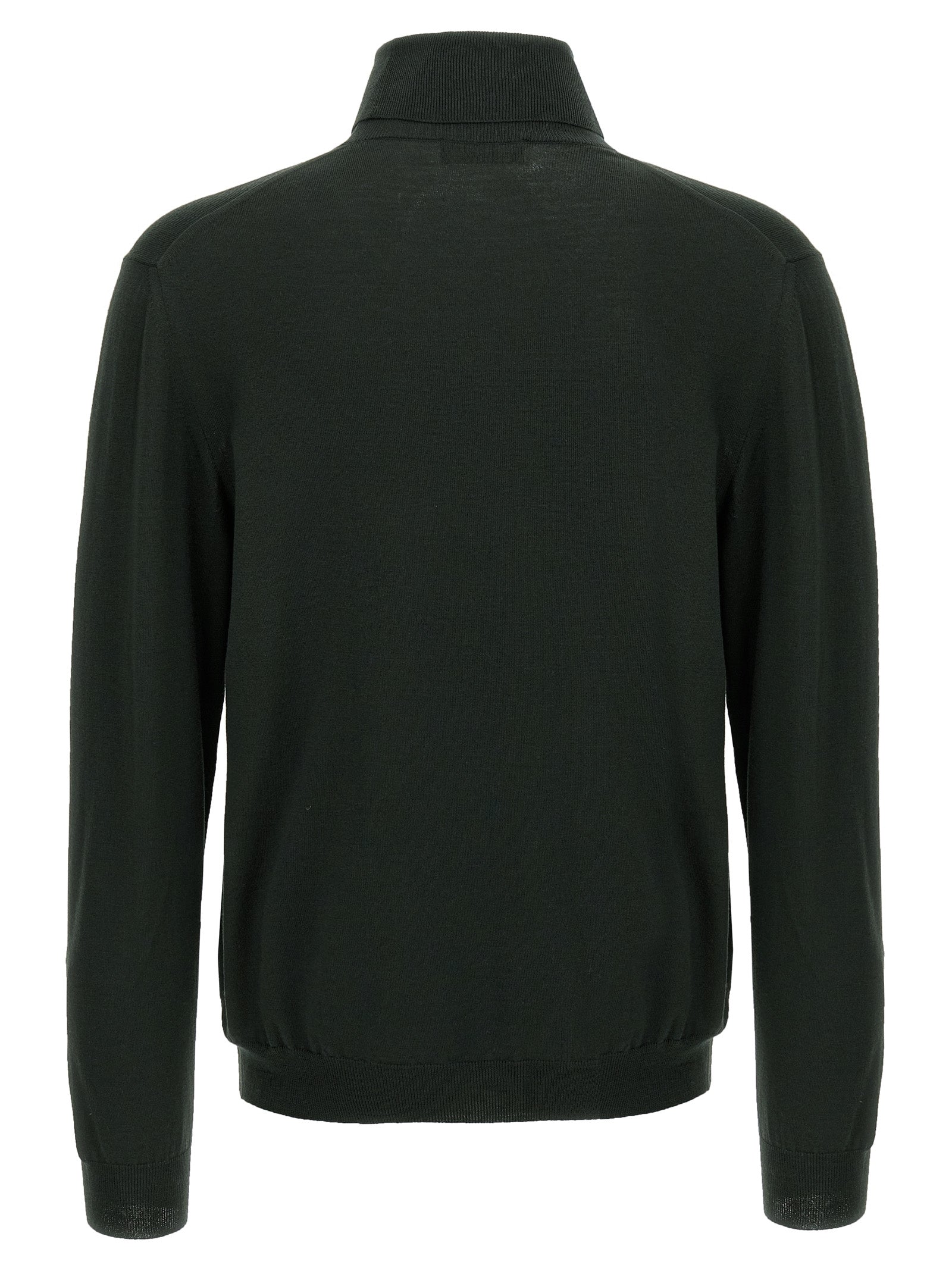 ZANONE Bicolor Virgin Wool Cardigan