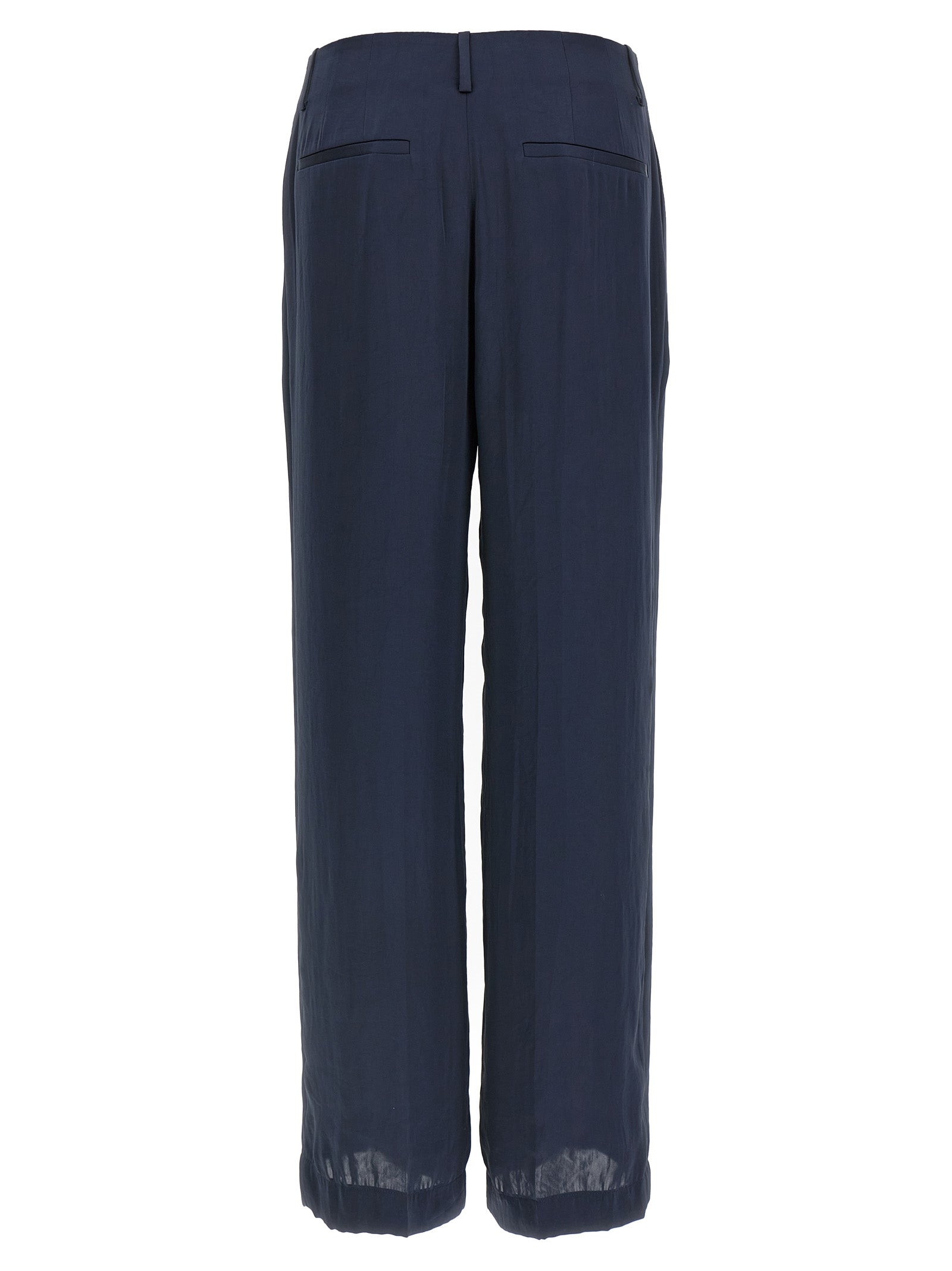 Theory Blue Polyester Casual Pants