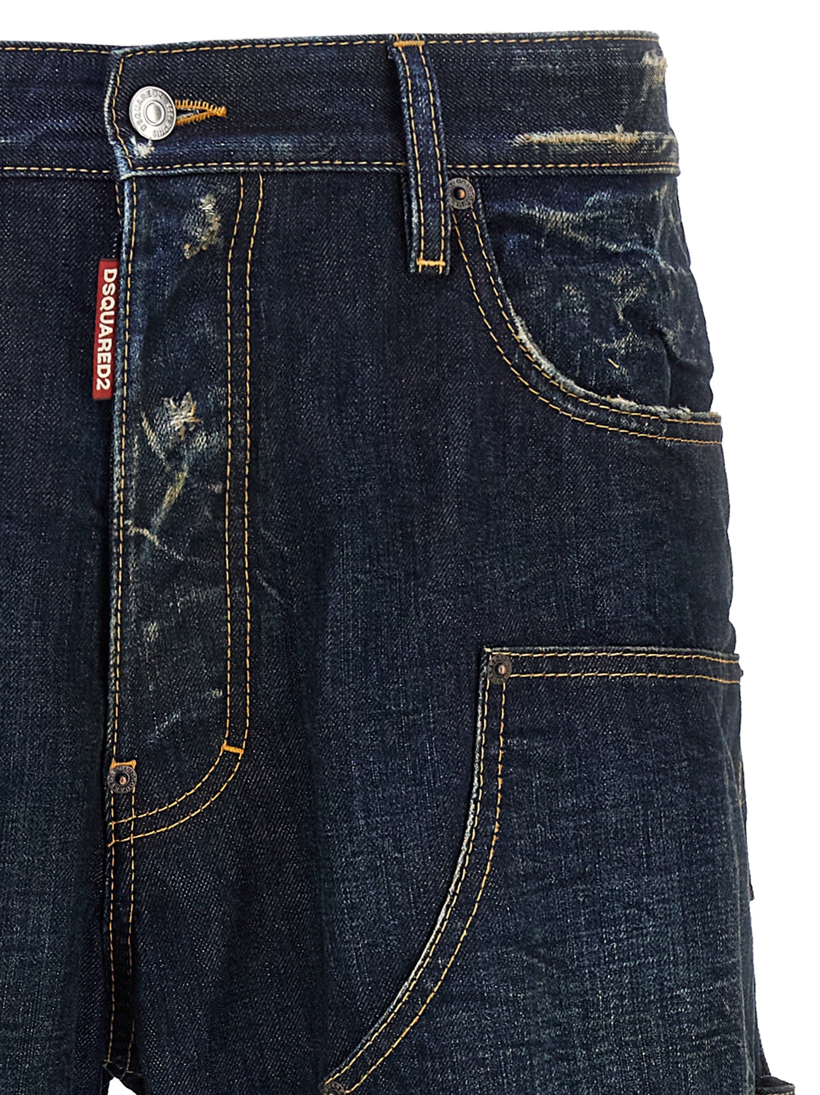 Dsquared² Blue Cotton Jeans Denim
