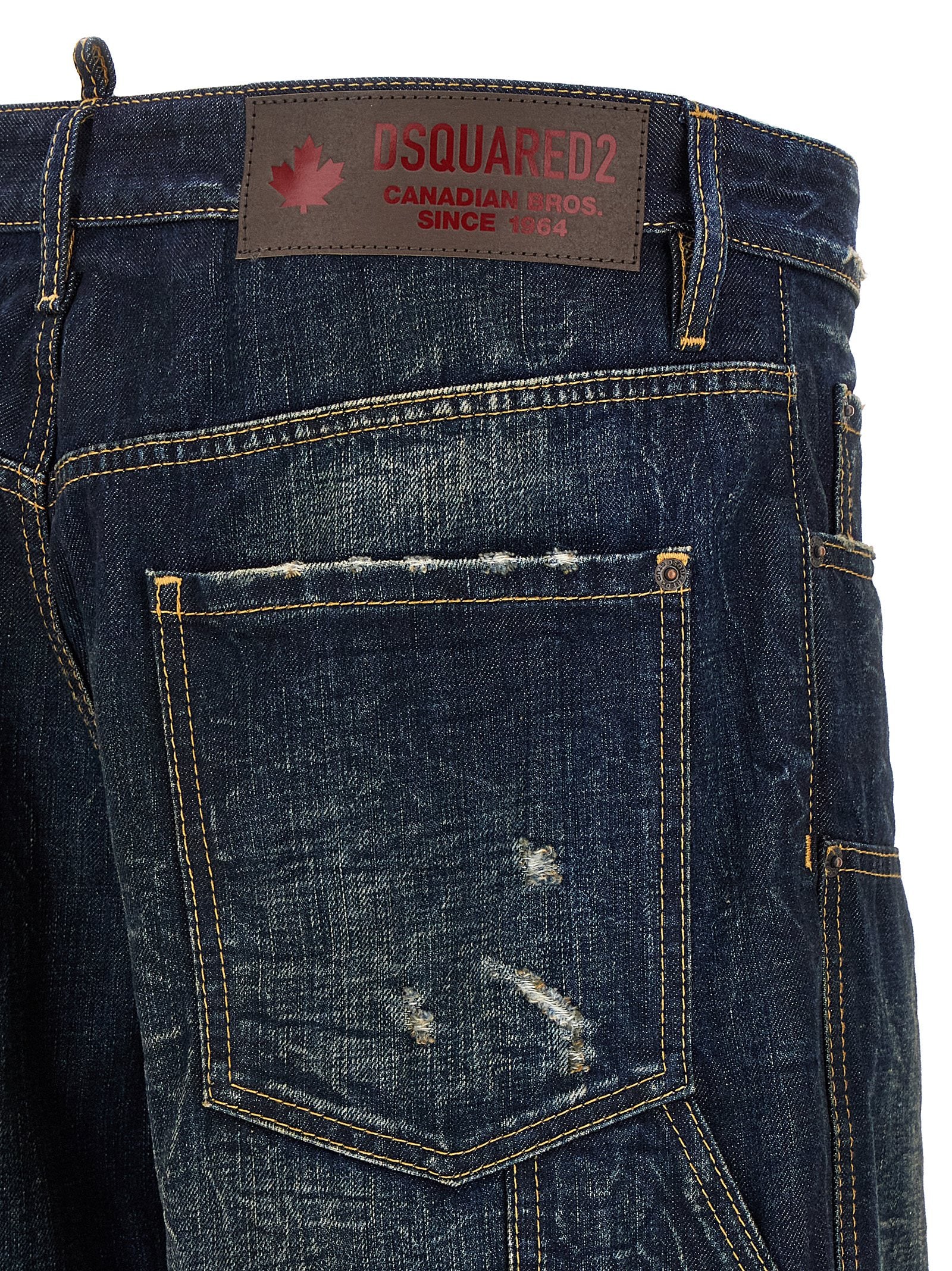 Dsquared² Blue Cotton Jeans Denim