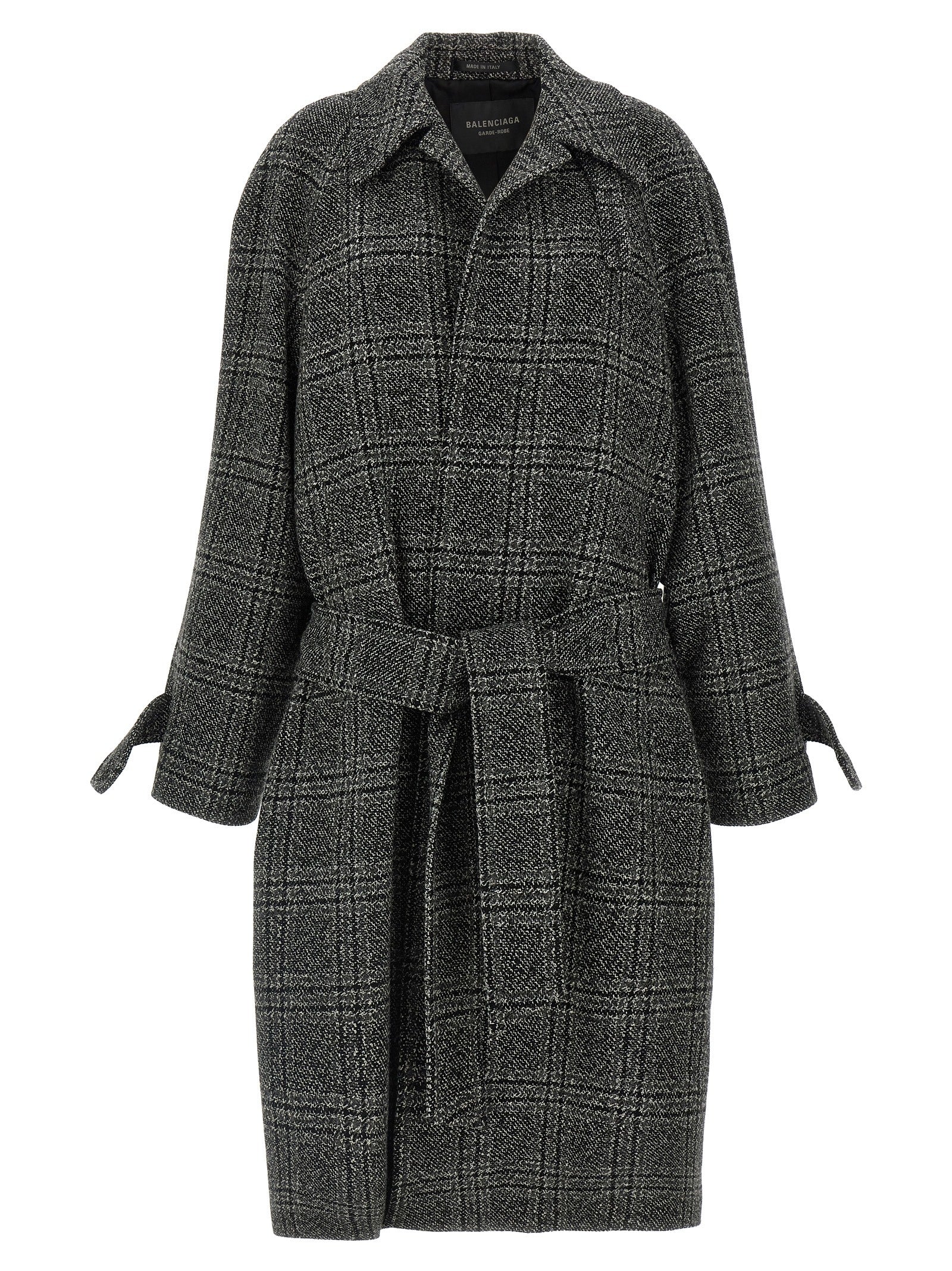 Balenciaga Black Wool Coat