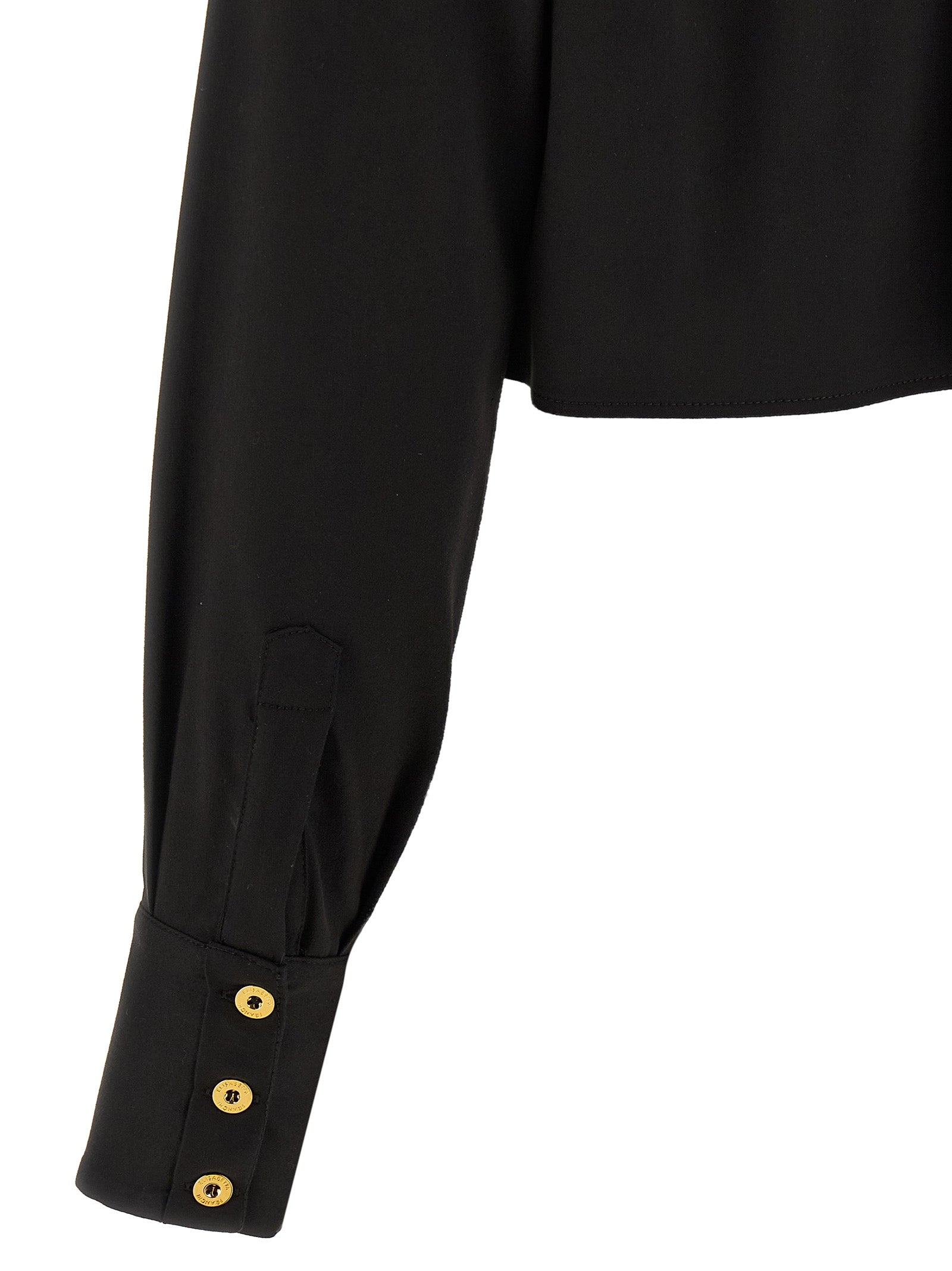 Elisabetta Franchi Black Lycra Blouse