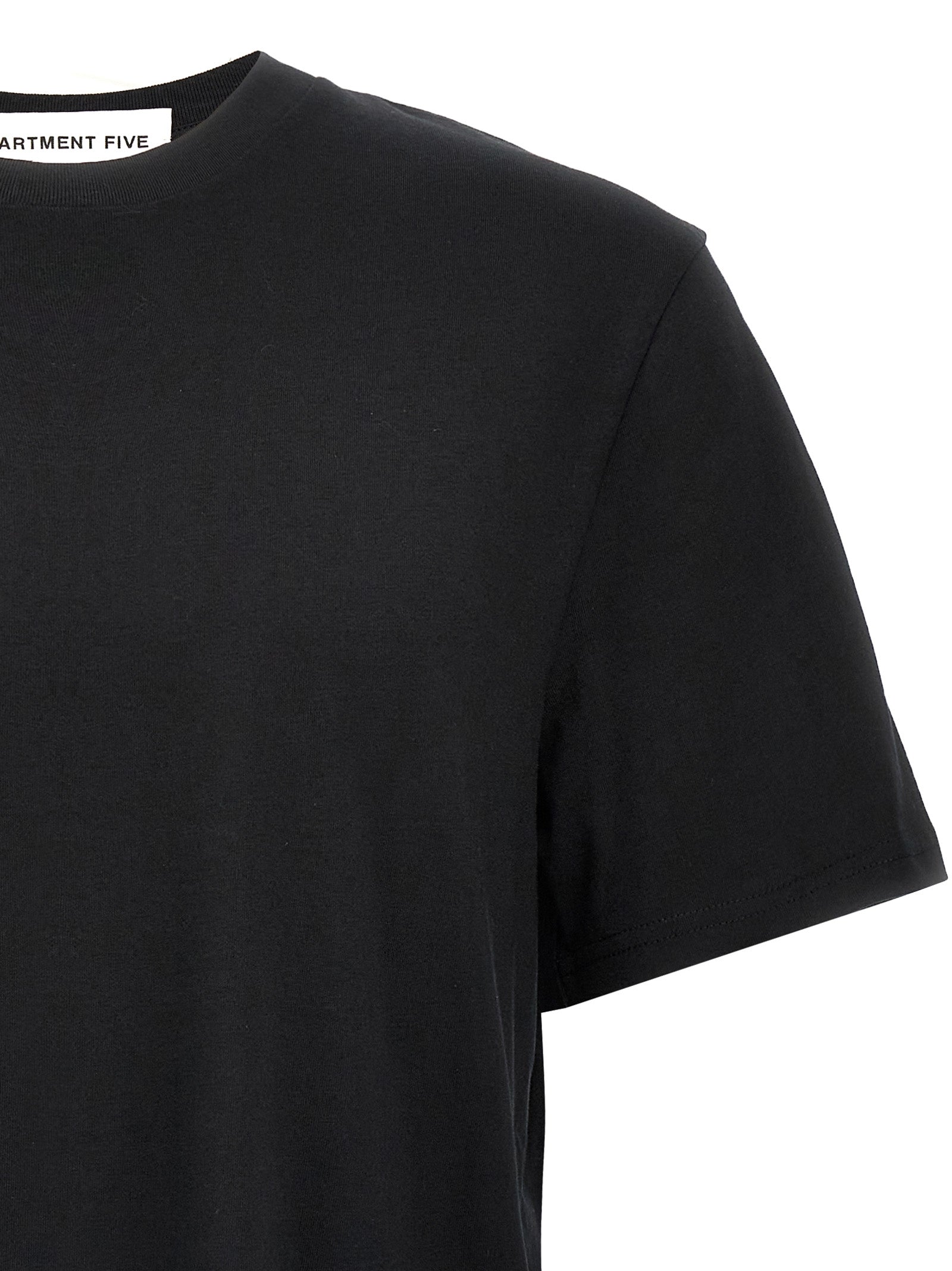 Department 5 Black Cotton T-Shirt