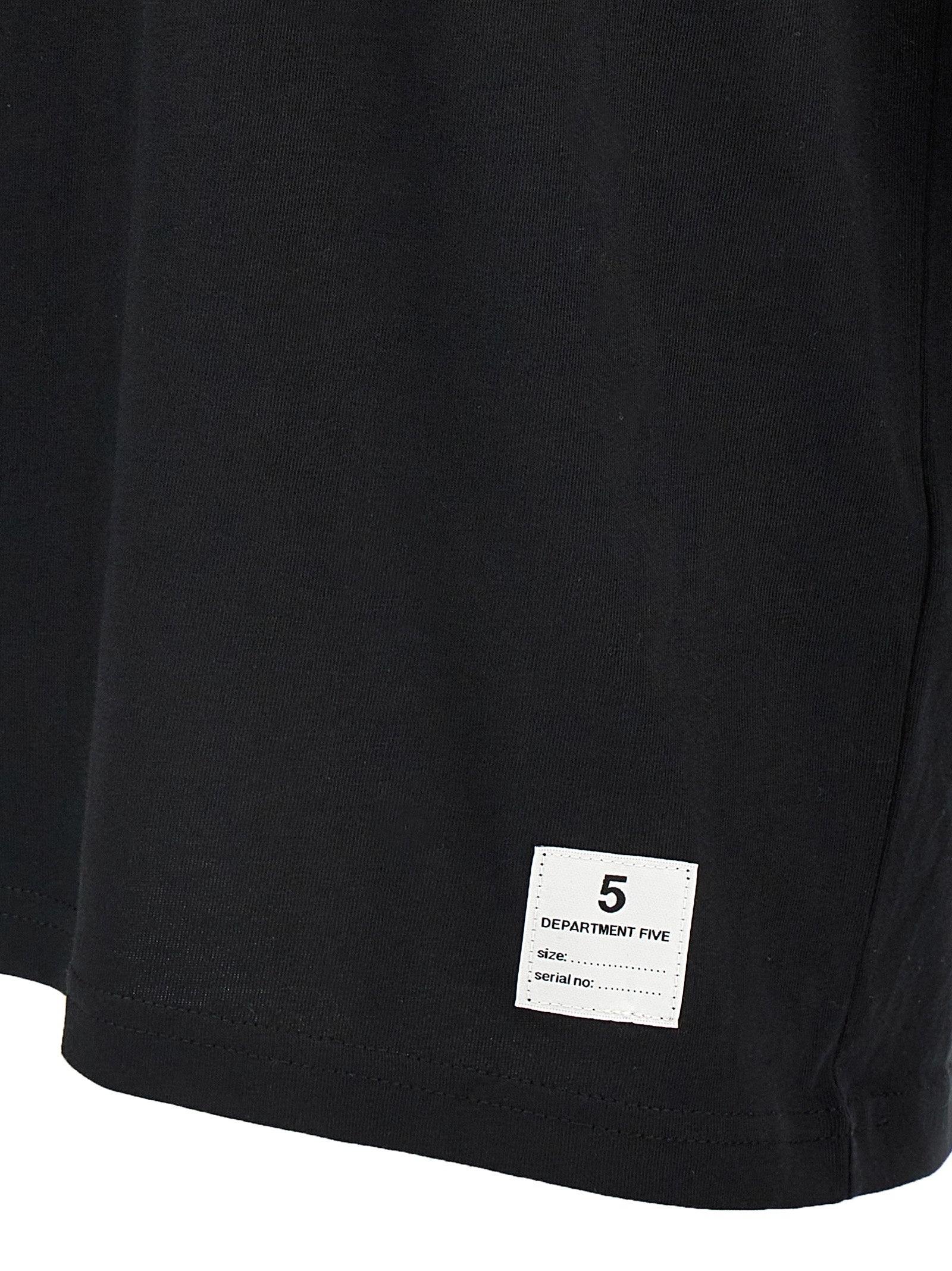 Department 5 Black Cotton T-Shirt