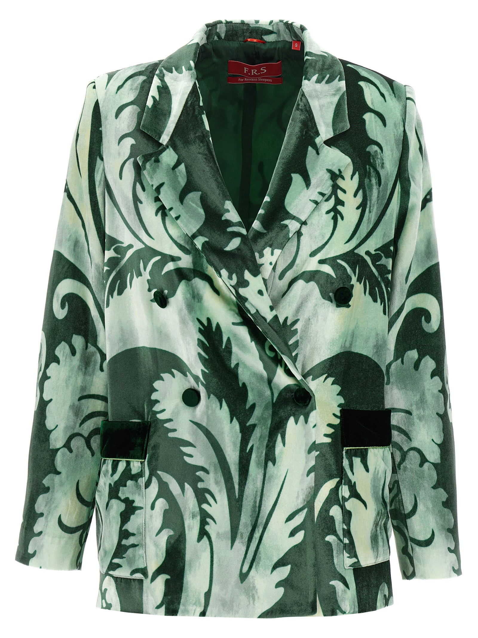 F.R.S. - FOR RESTLESS SLEEPERS Bicolor Viscose Blazer