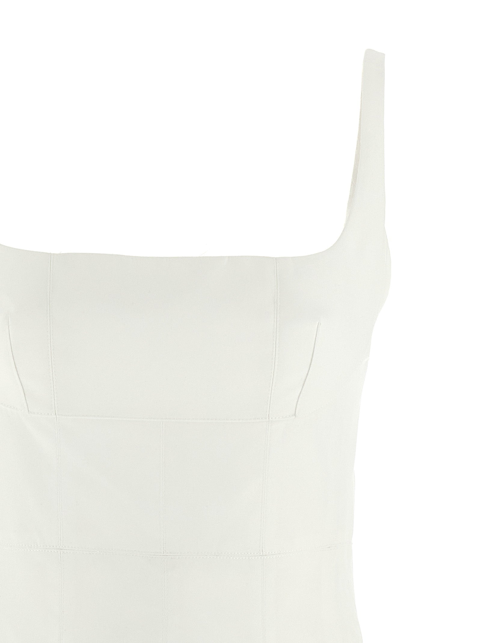 Giovanni Bedin White Poplin Short Dress