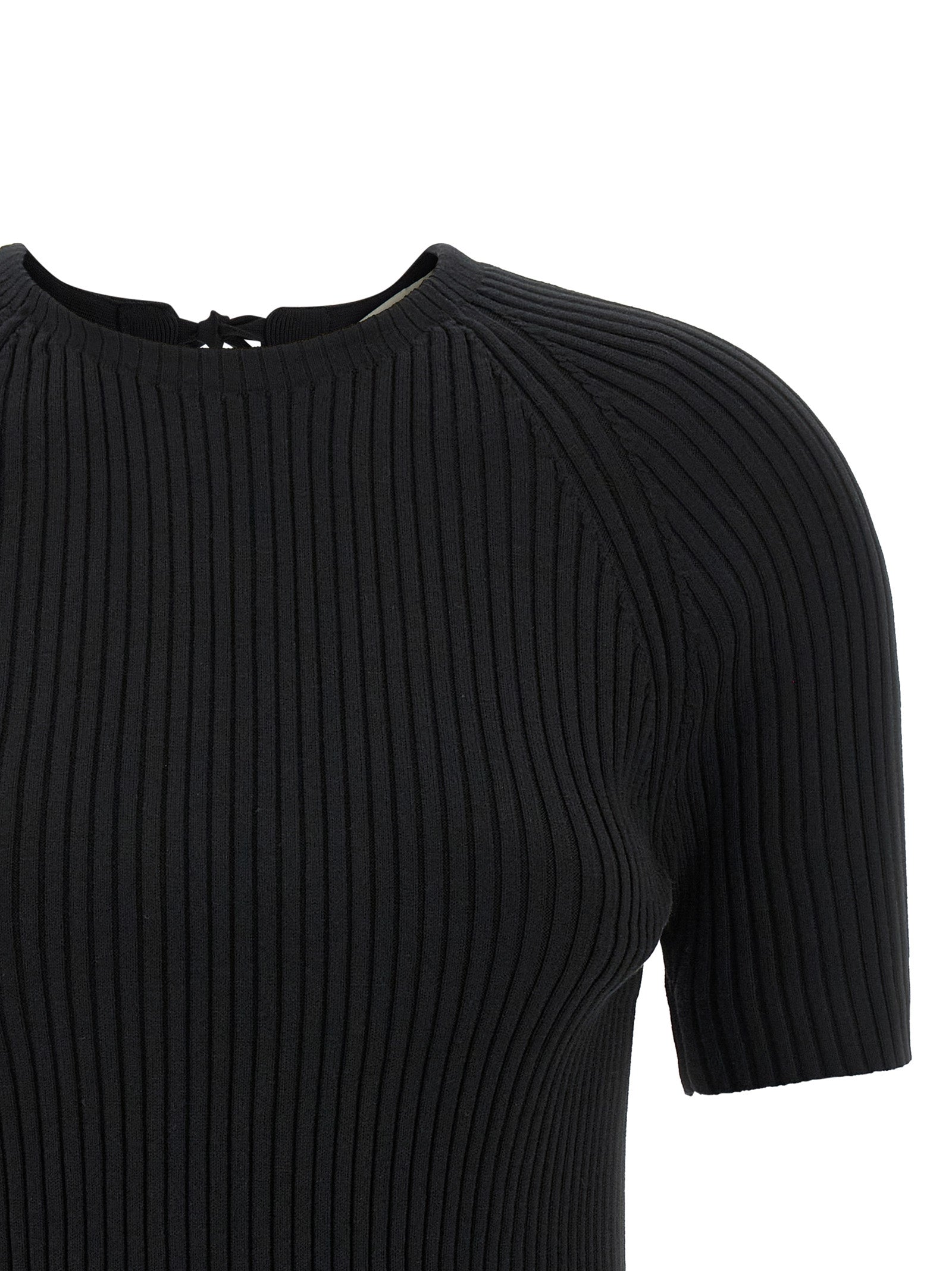 Tory Burch Black Cotton Cardigan