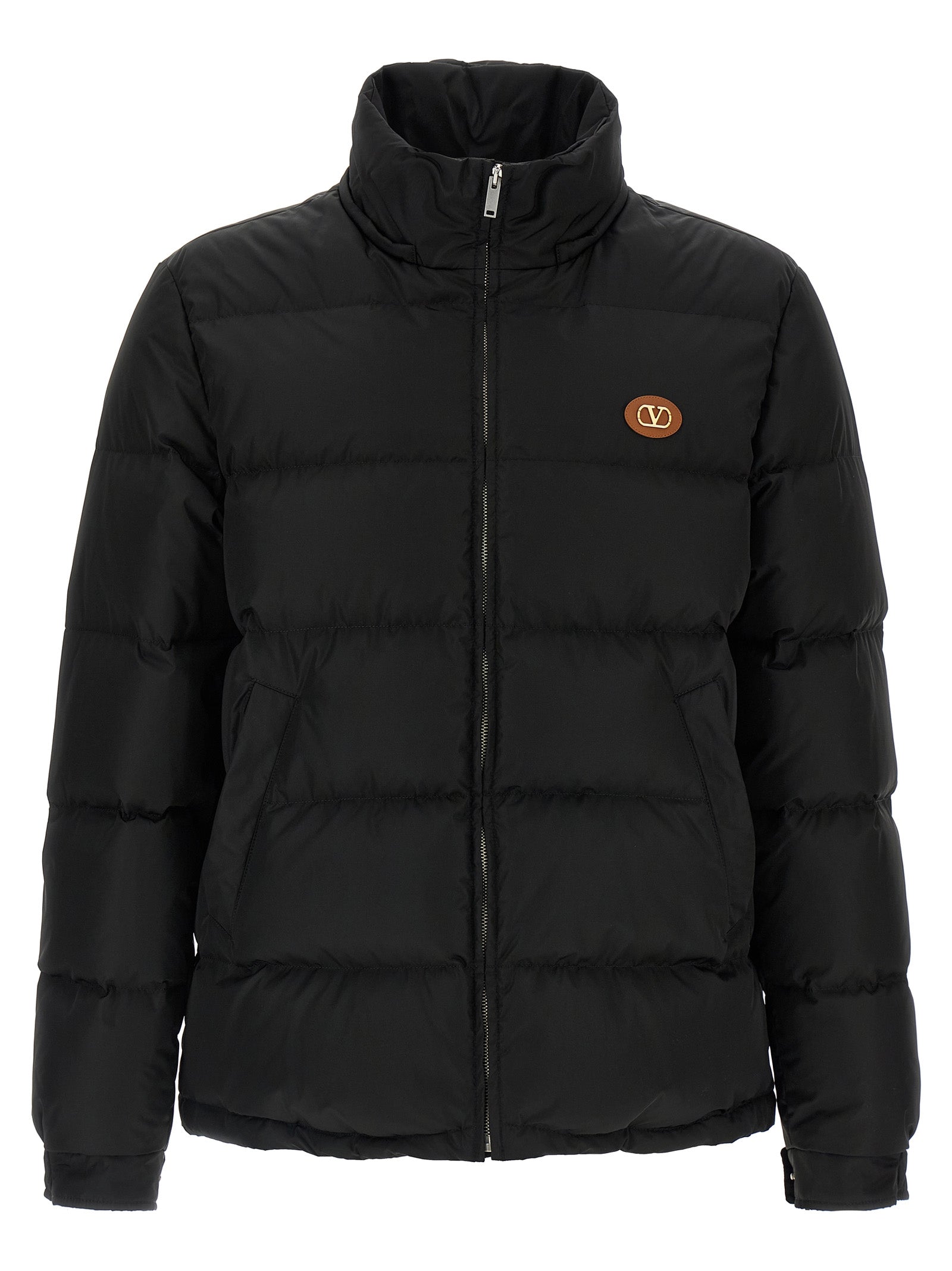 Valentino Garavani Black Polyamide Full-Length Jacket