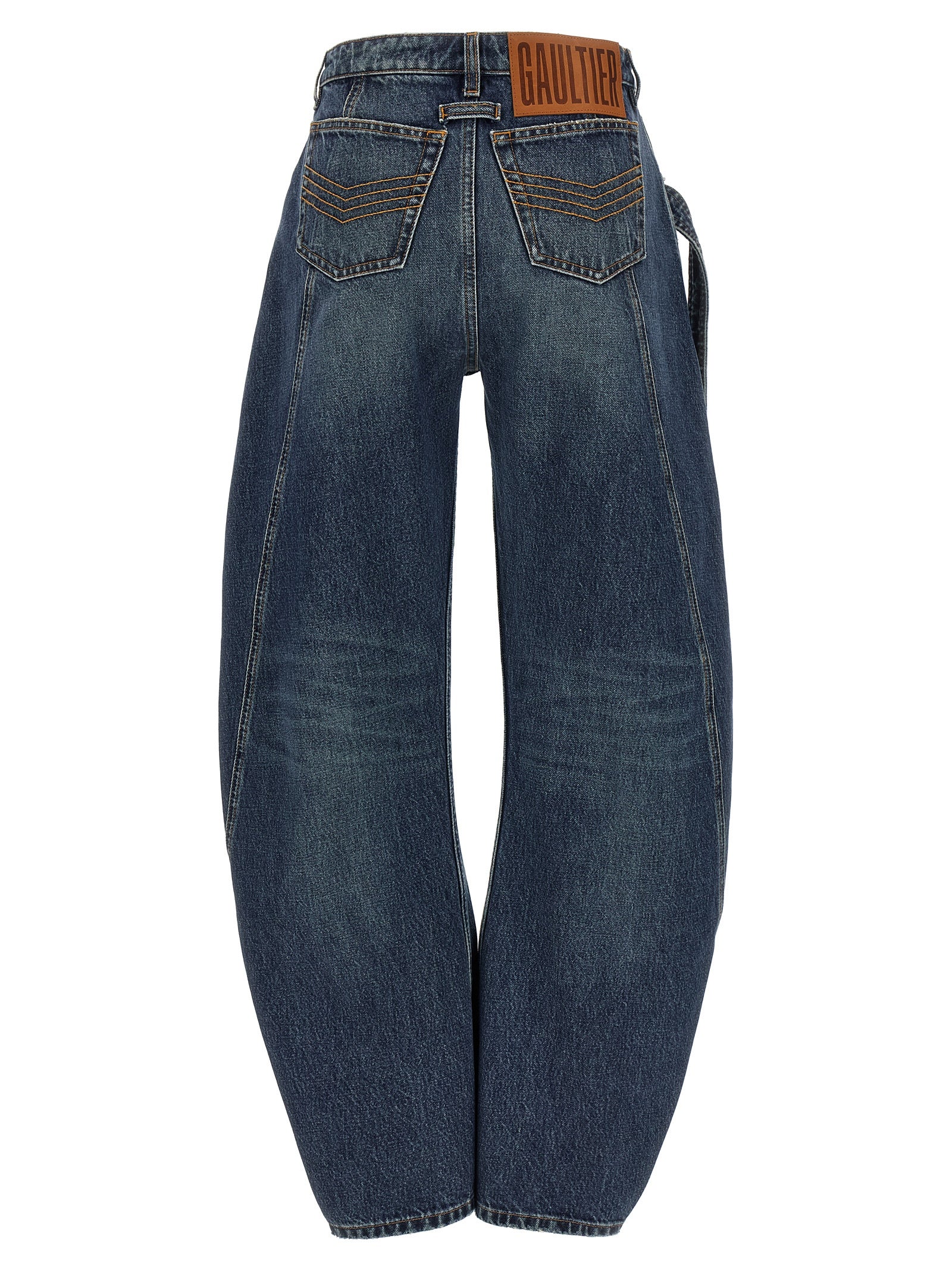 Jean Paul Gaultier Blue Cotton Jeans Denim